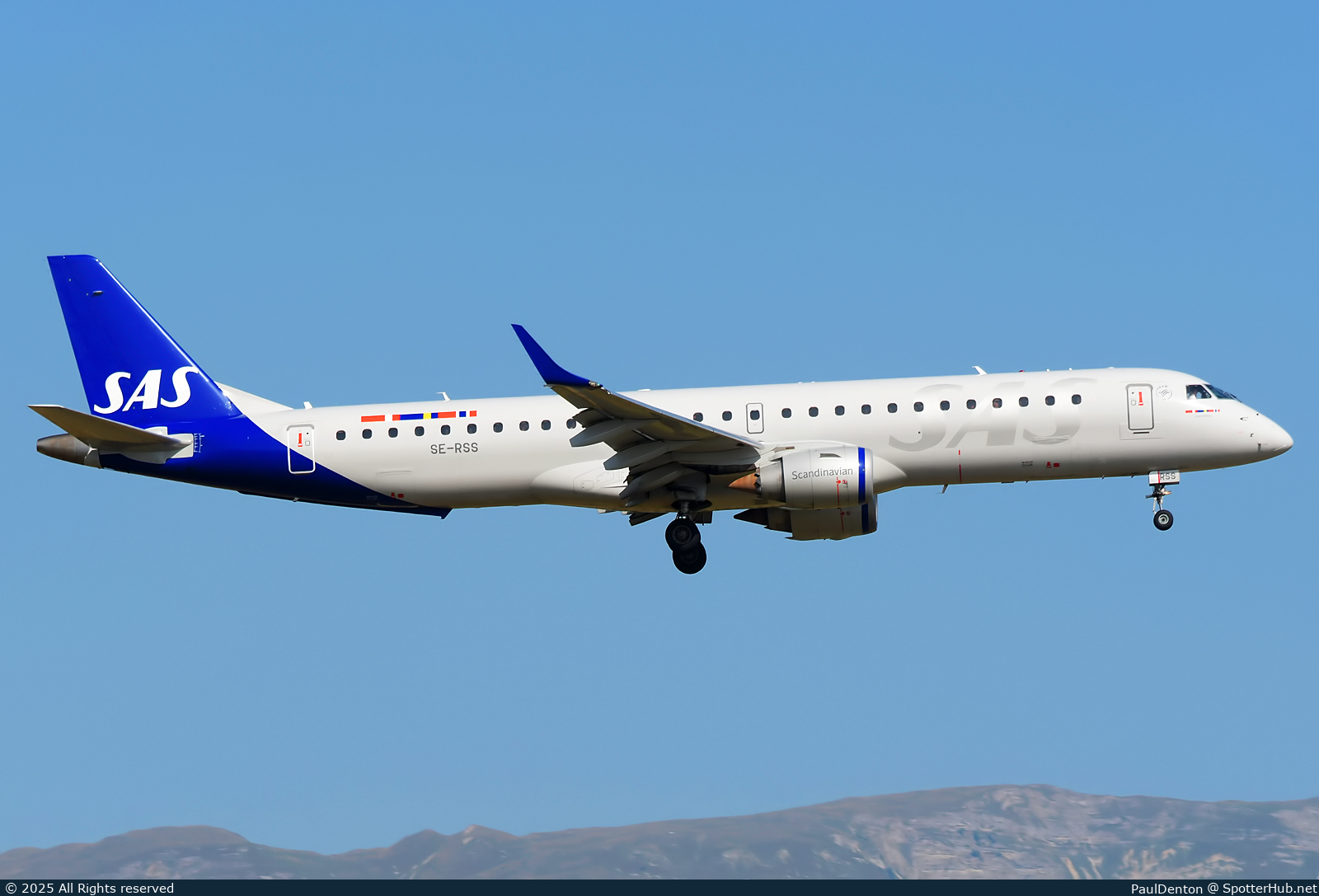 Photo of SE-RSS - Embraer ERJ-195LR operated by SAS Link