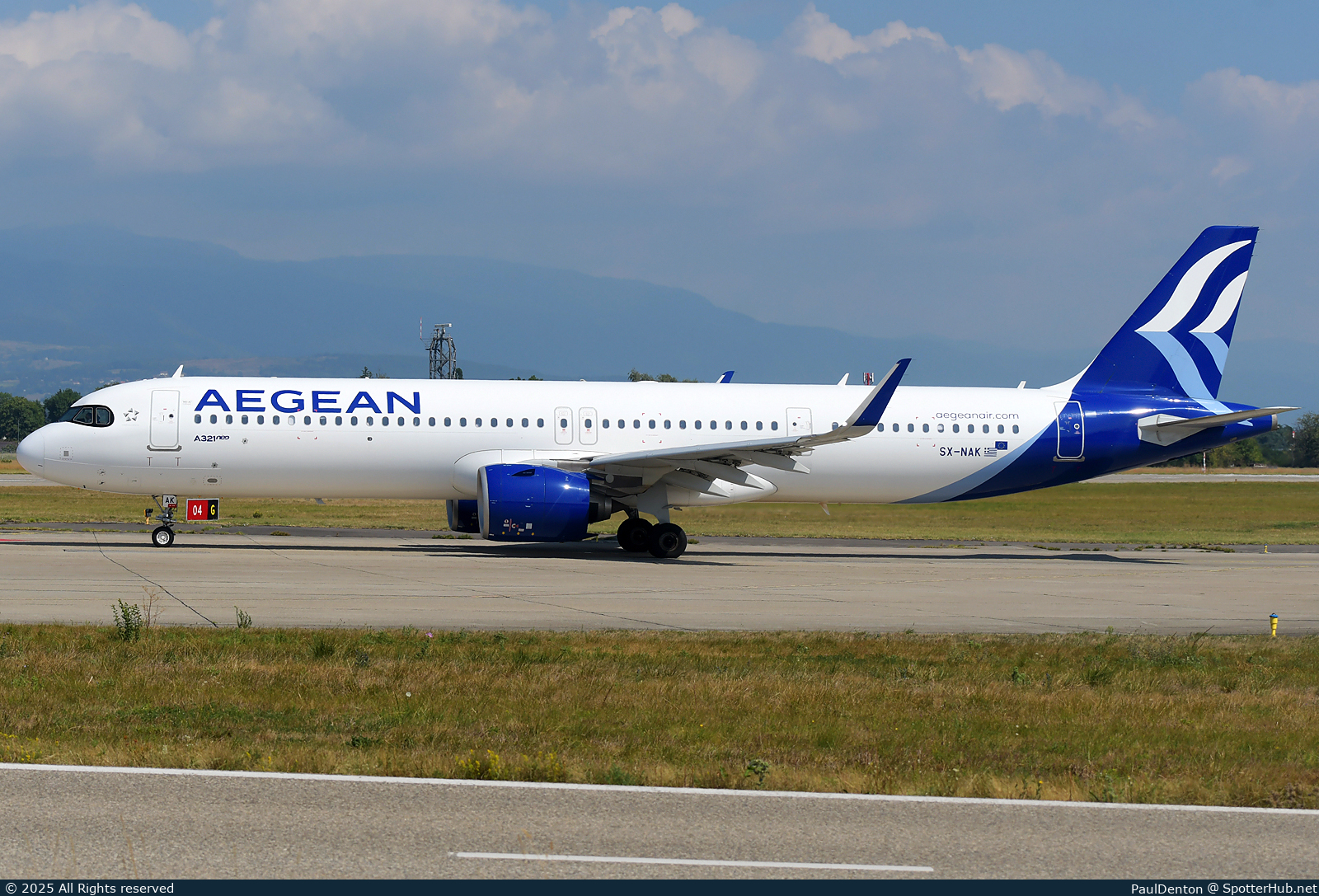 Photo of SX-NAK - Airbus A321-271NX operated by Aegean Airlines