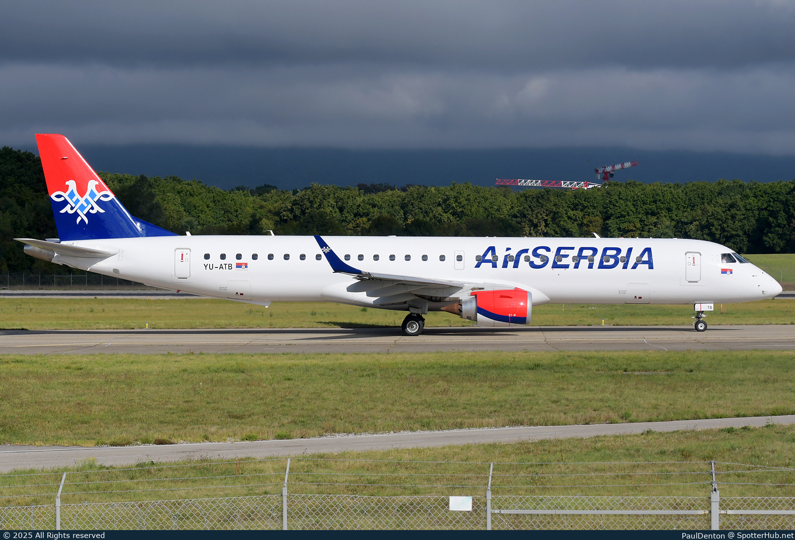 Photo of YU-ATB - Embraer ERJ-195LR operated by Air Serbia