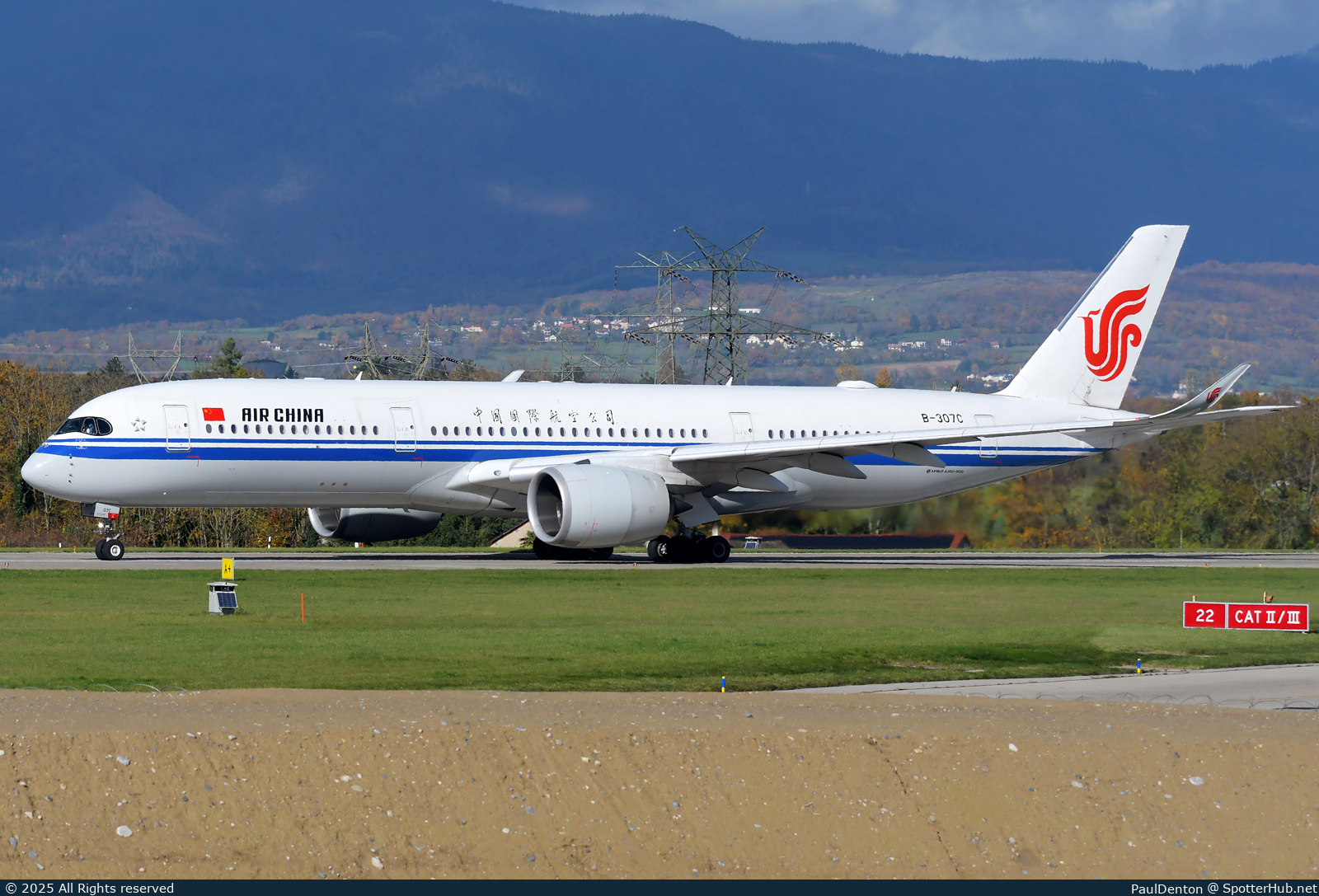 Photo of B-307C - Airbus A350-941 operated by Air China