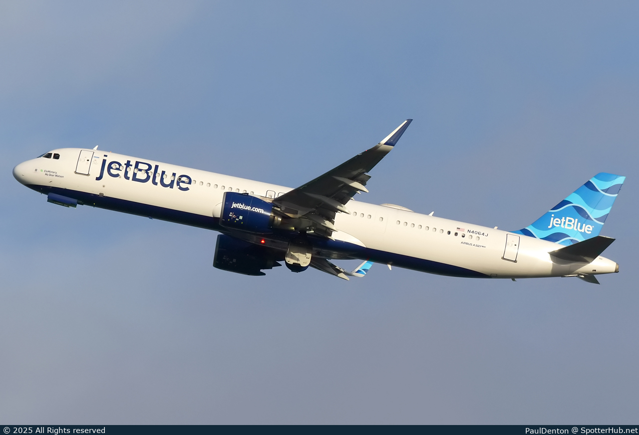 Photo of N4064J - Airbus A321-271NX operated by jetBlue Airways