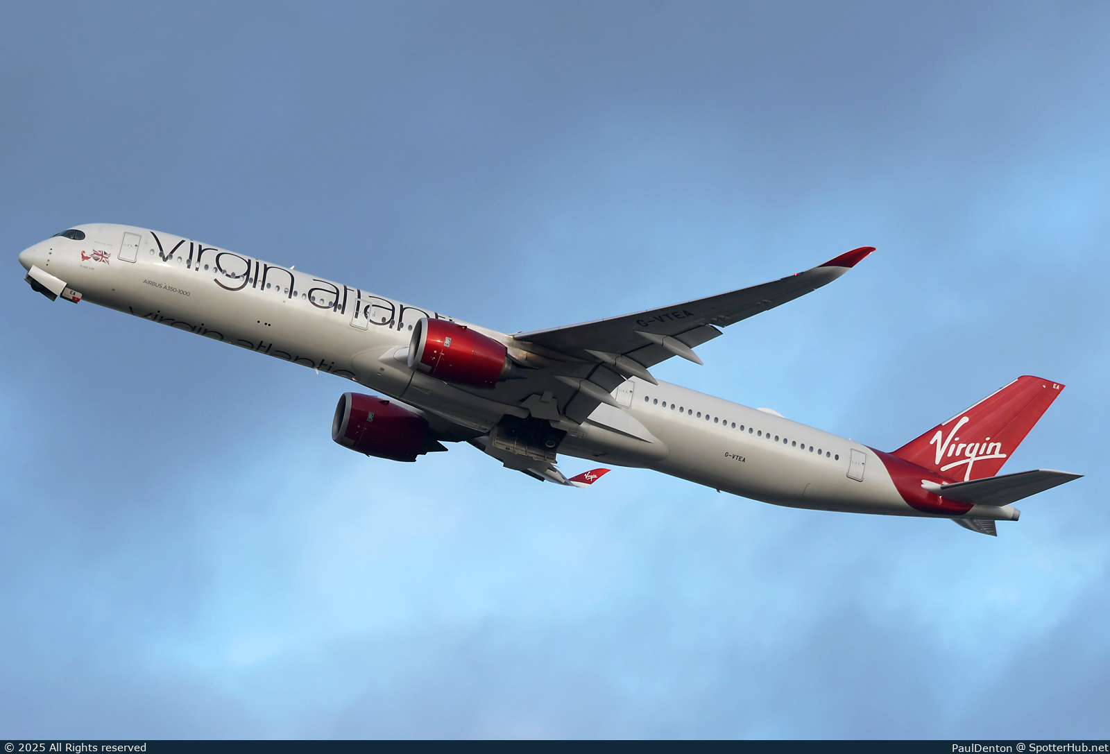 Photo of G-VTEA - Airbus A350-1041 operated by Virgin Atlantic Airways