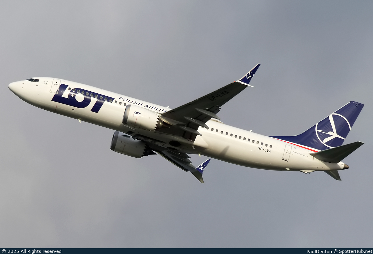 Photo of SP-LVA - Boeing 737 MAX 8 operated by LOT Polish Airlines