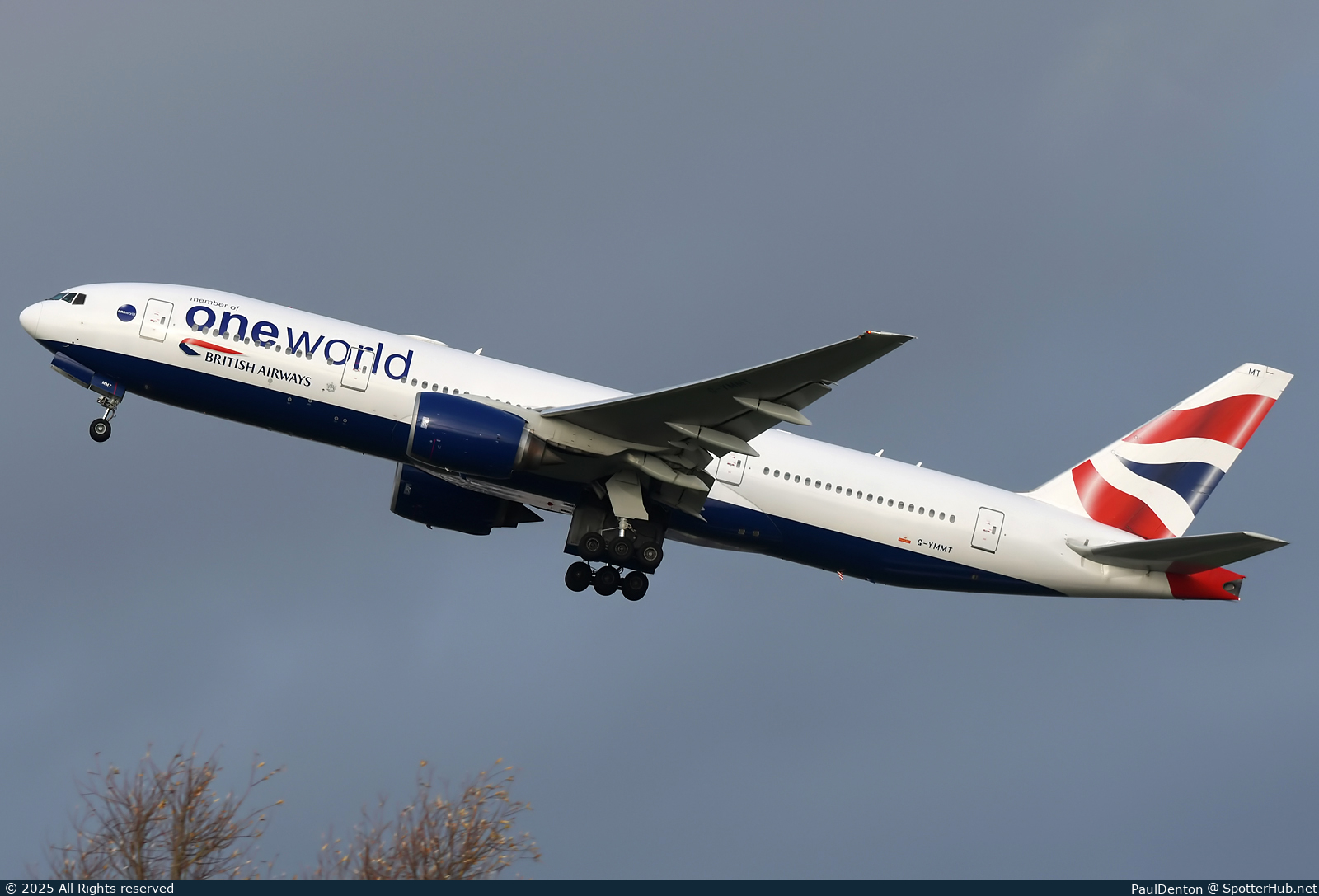 Photo of G-YMMT - Boeing 777-236(ER) operated by British Airways
