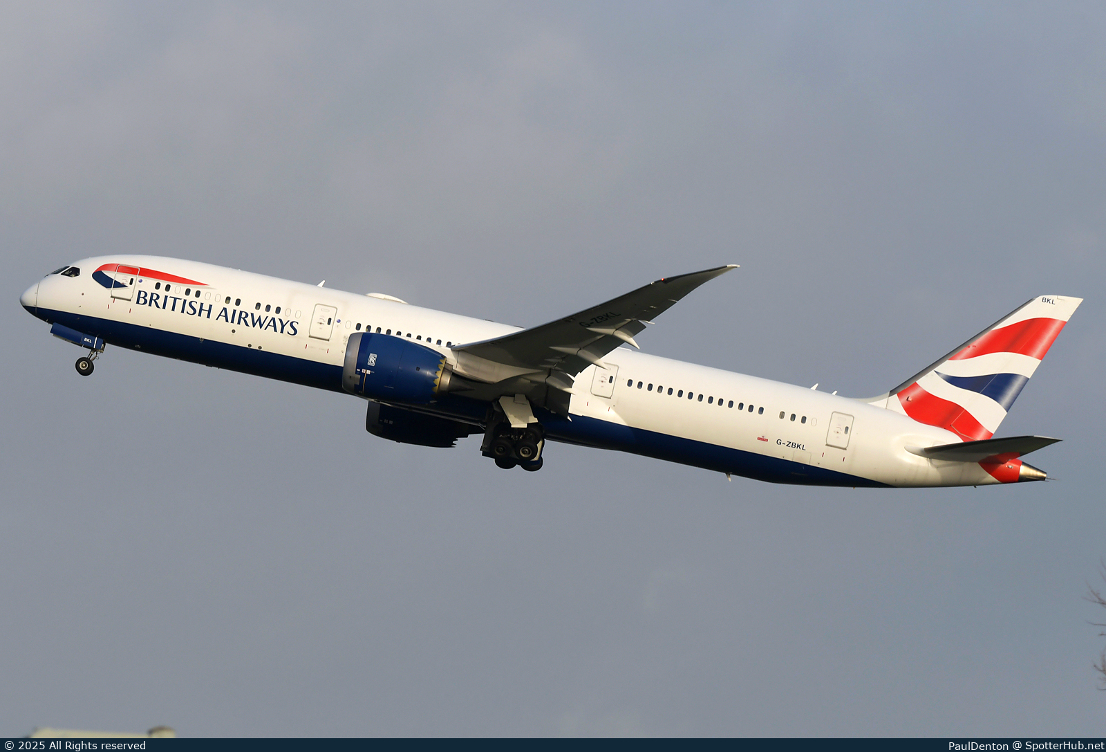 Photo of G-ZBKL - Boeing 787-9 Dreamliner operated by British Airways
