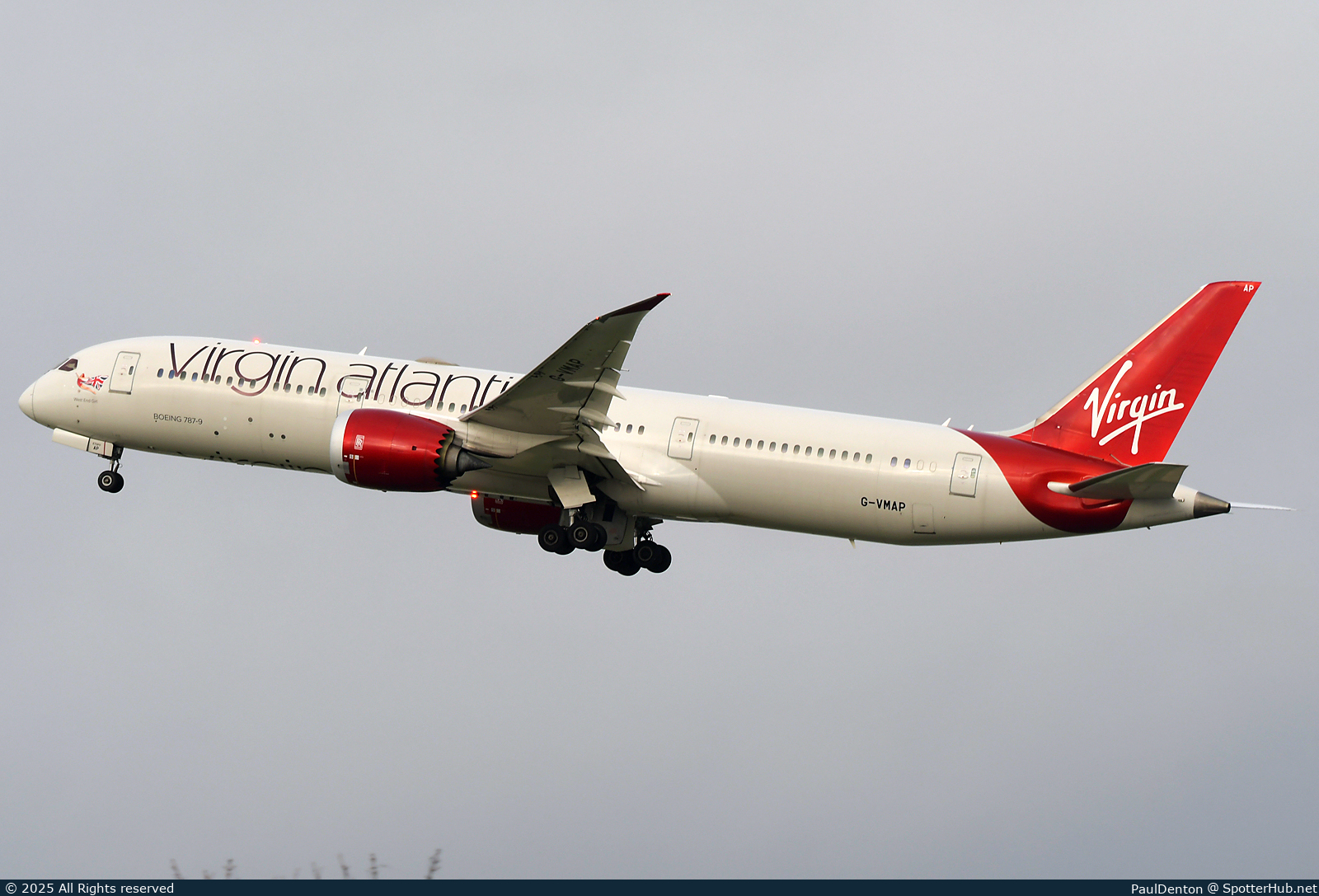 Photo of G-VMAP - Boeing 787-9 Dreamliner operated by Virgin Atlantic Airways