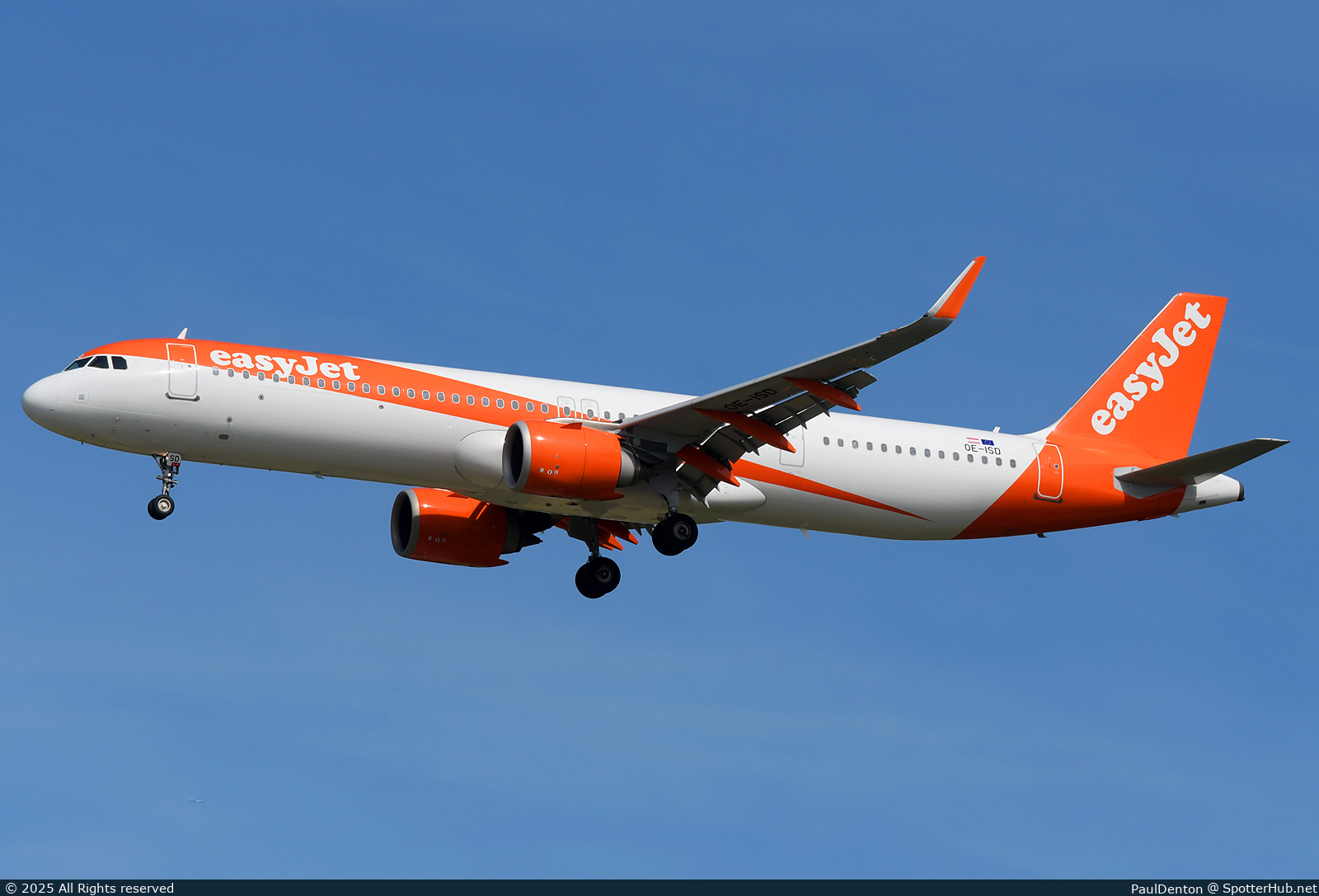 Photo of OE-ISD - Airbus A321-251NX operated by easyJet Europe