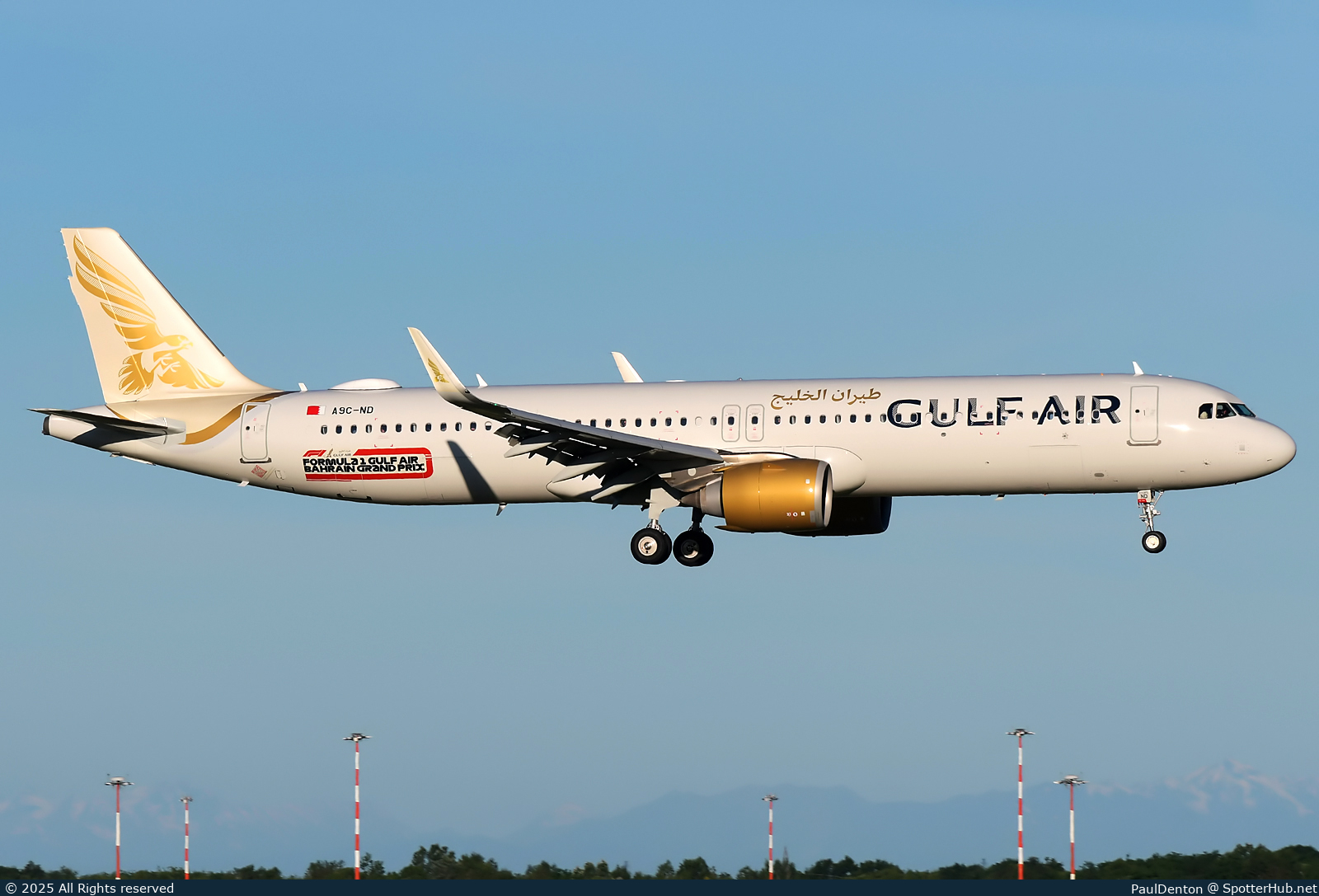 Photo of A9C-ND - Airbus A321-253NX operated by Gulf Air
