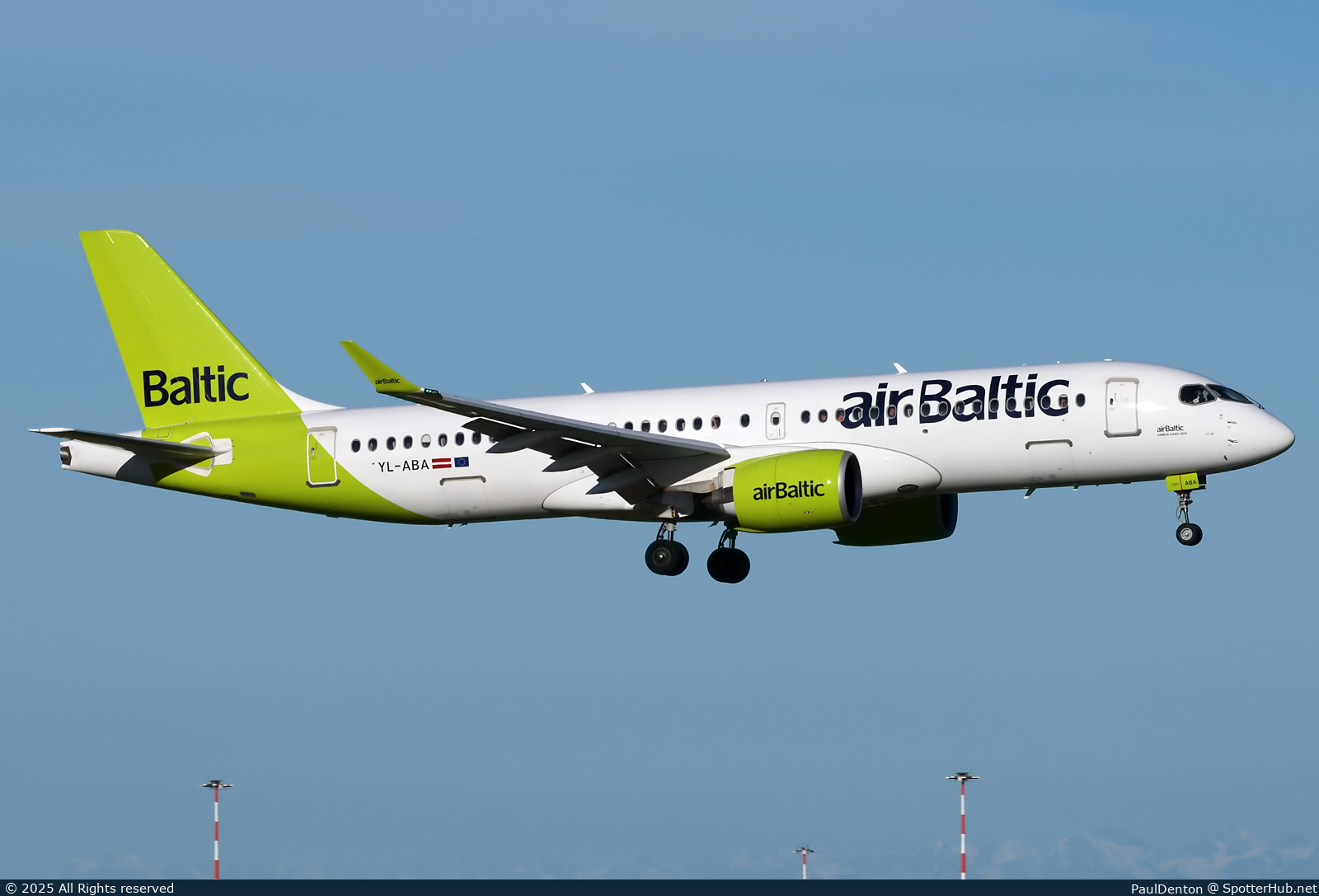 Photo of YL-ABA - Airbus A220-300 operated by airBaltic