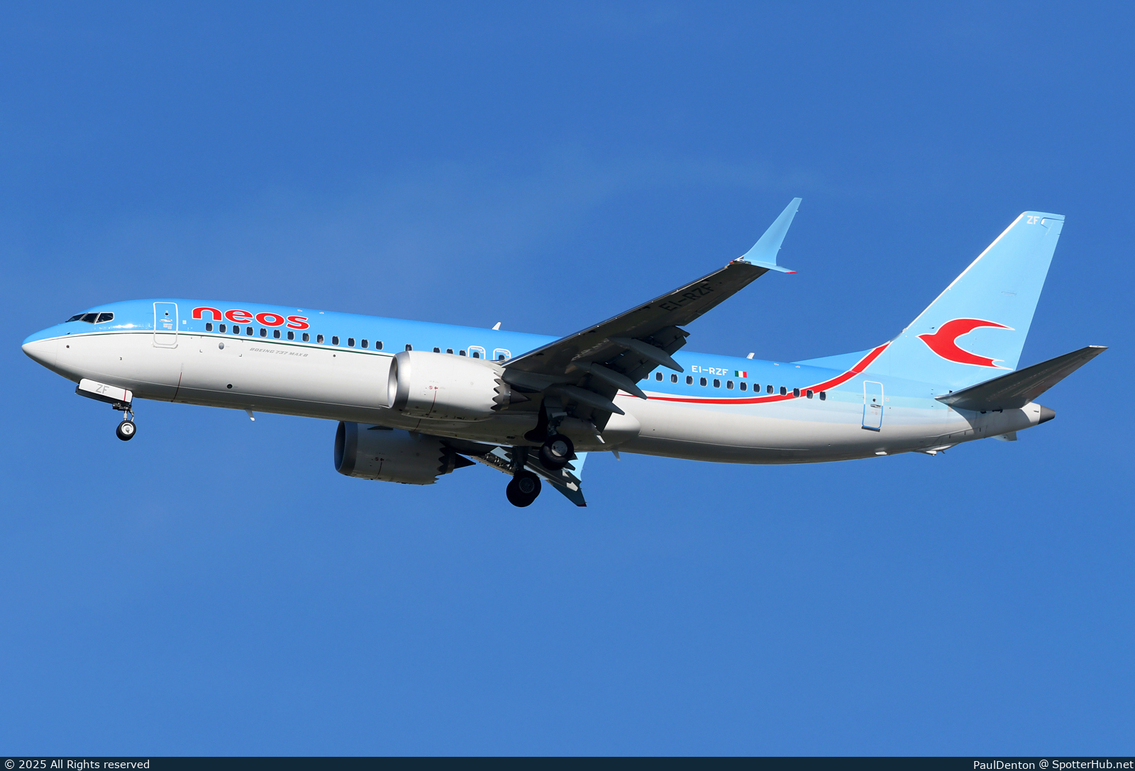 Photo of EI-RZF - Boeing 737 MAX 8 operated by Neos