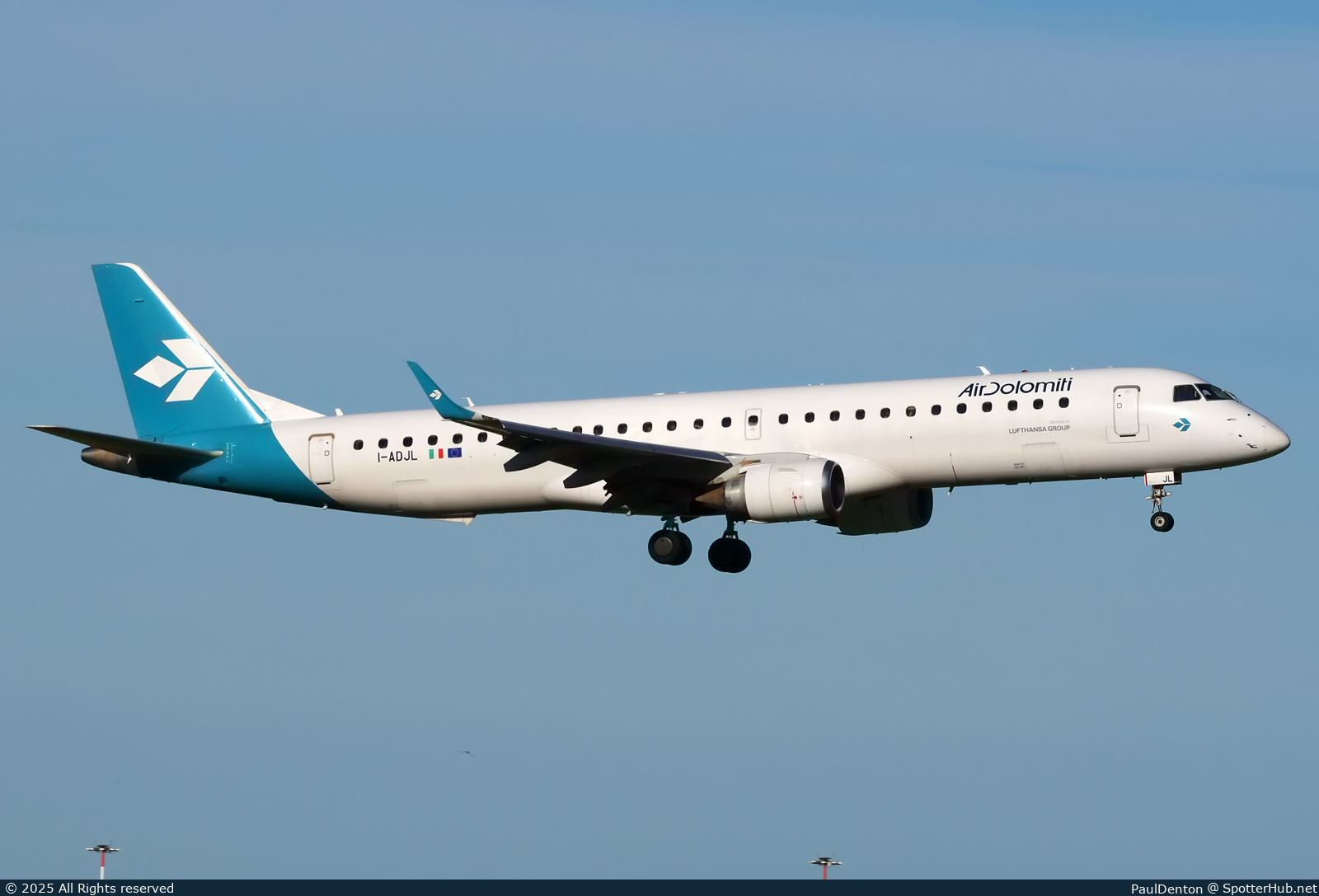 Photo of I-ADJL - Embraer ERJ-195LR operated by Air Dolomiti