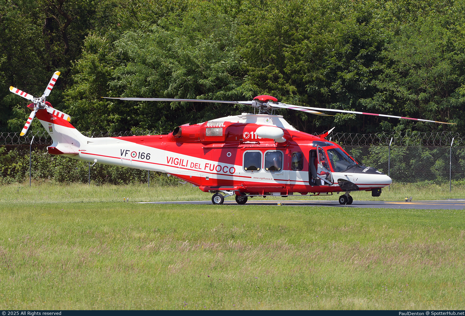 Photo of VF-166 - Leonardo AW139 operated by Italian Federal Ministry of the Interior - Vigili del Fuoco