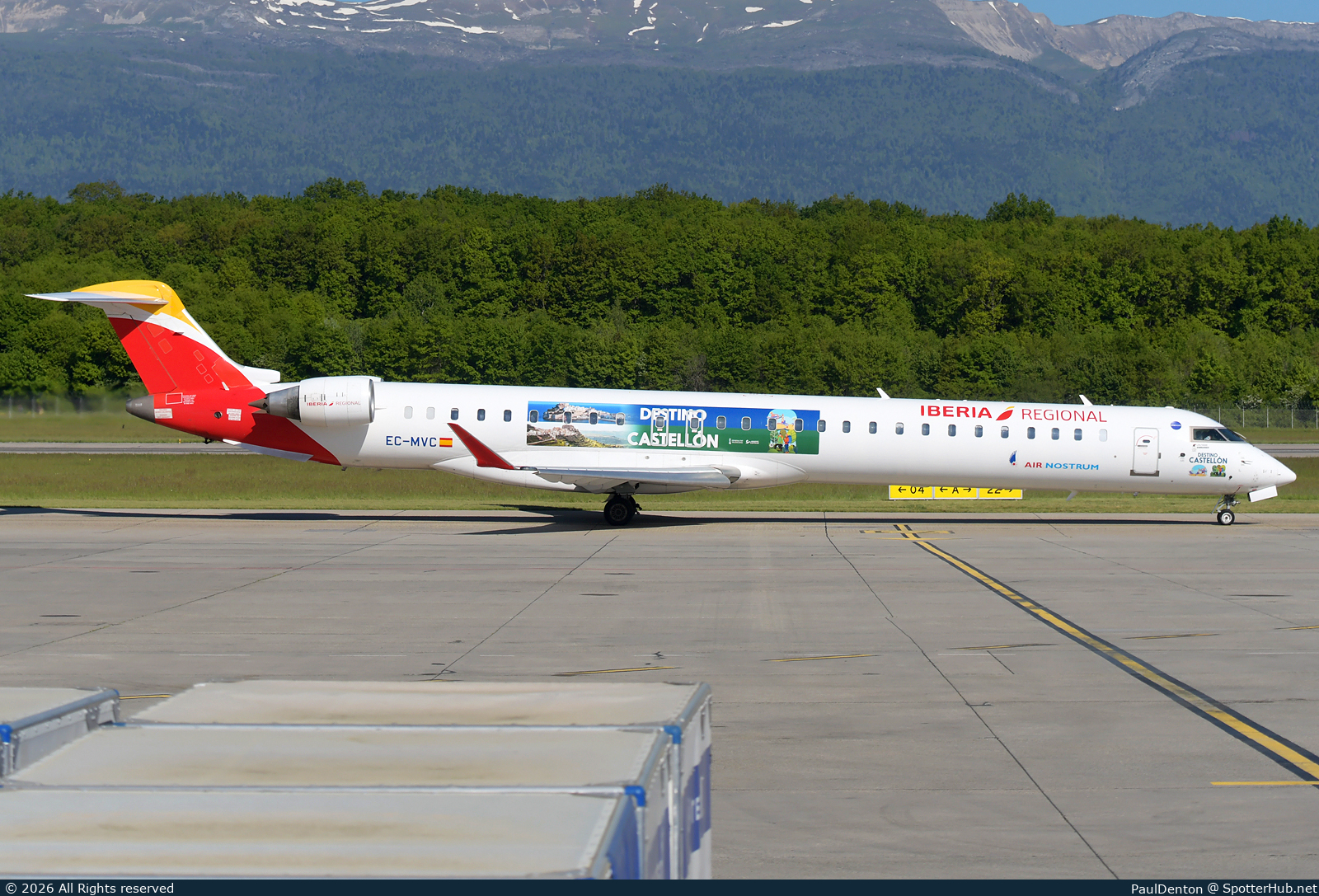 Photo of EC-MVC - Bombardier CRJ-1000 operated by Iberia Regional (opb Air Nostrum)