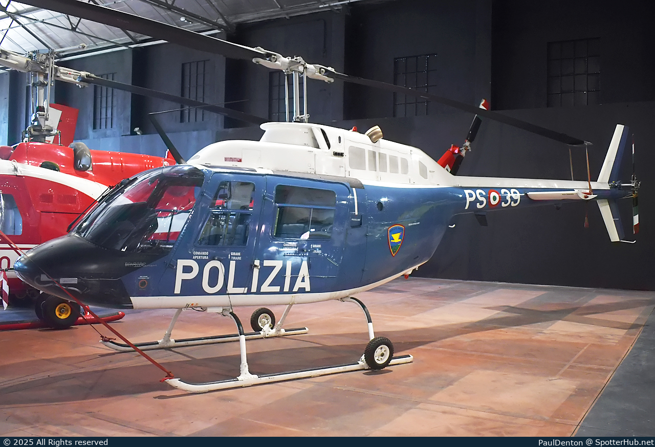 Photo of MM80739 - Agusta-Bell AB-206A-1 JetRanger operated by Italian Police - Polizia di Stato