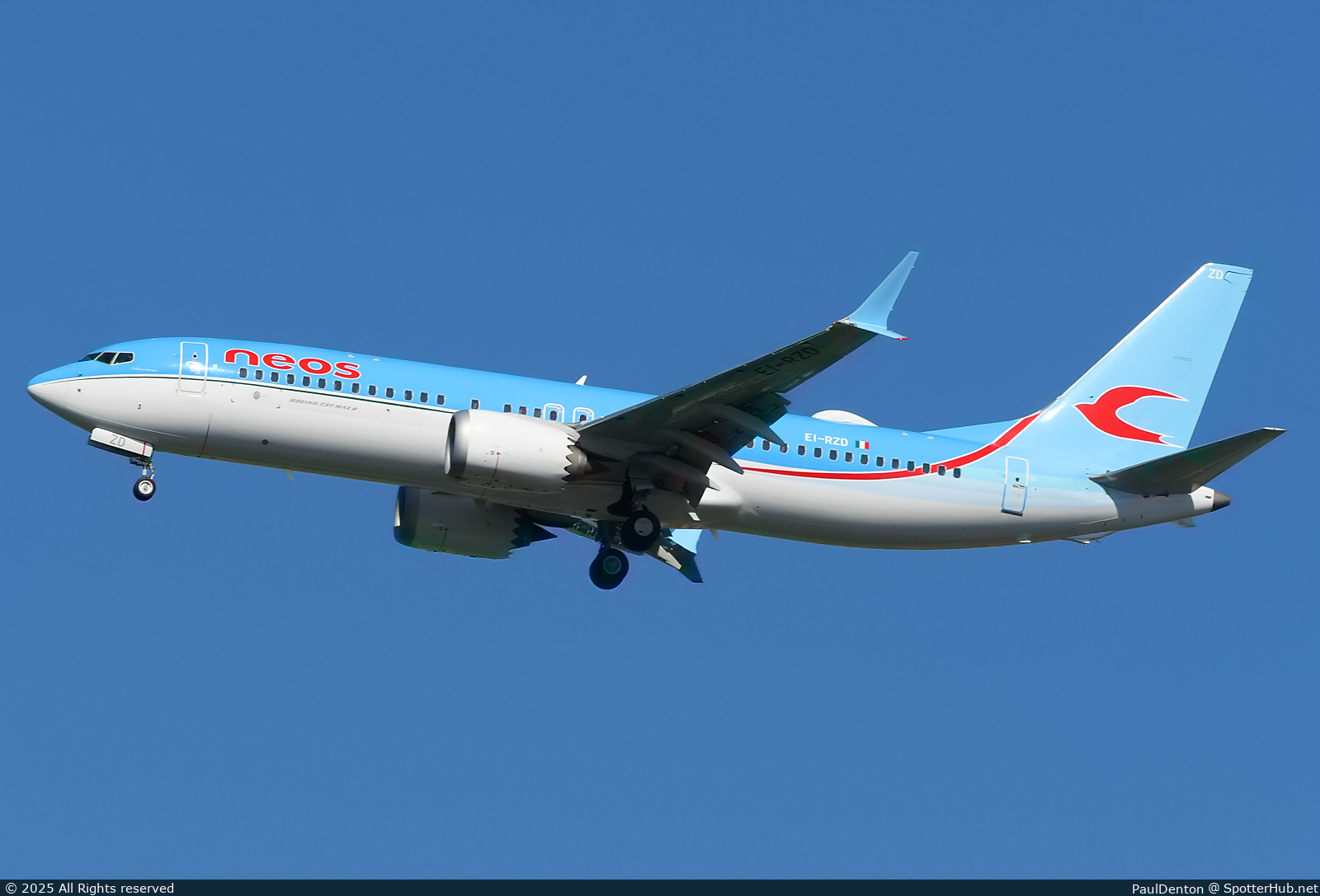 Photo of EI-RZD - Boeing 737 MAX 8 operated by Neos