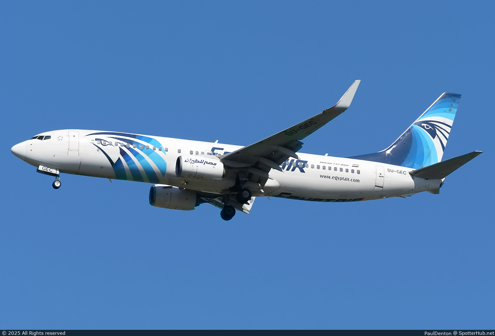 Photo of SU-GEC - Boeing 737-866 operated by Egyptair