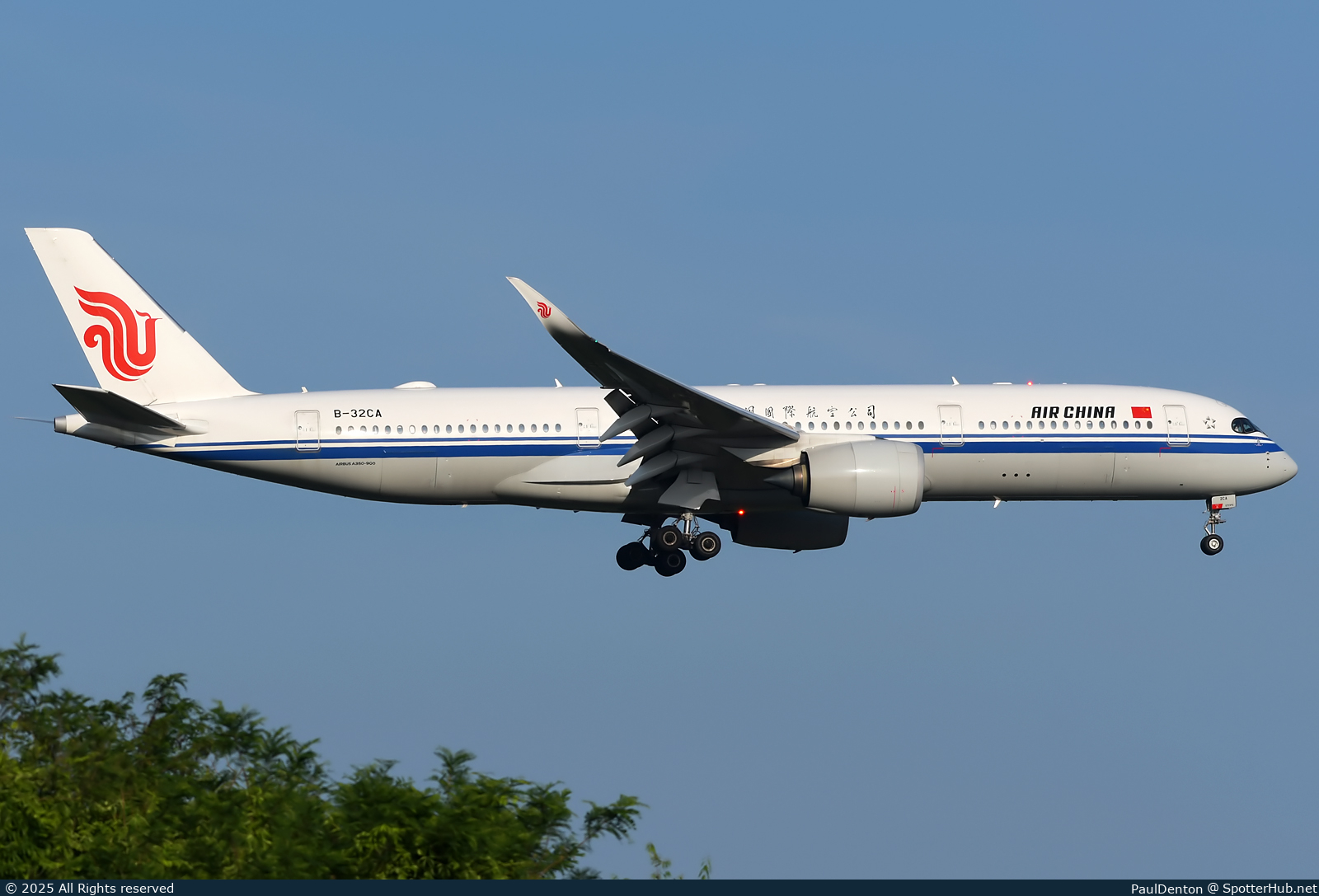Photo of B-32CA - Airbus A350-941 operated by Air China