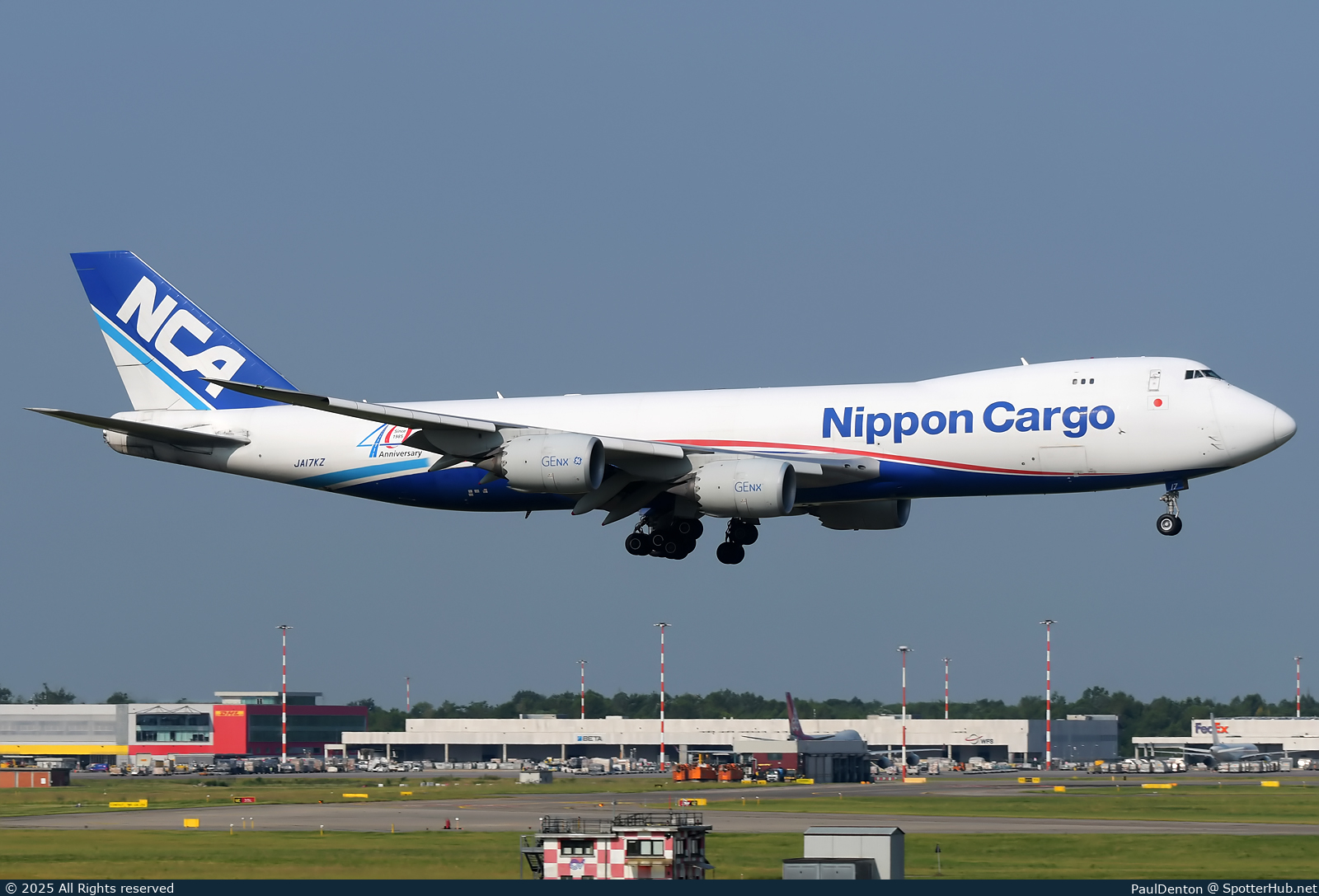 Photo of JA17KZ - Boeing 747-8KZF operated by Nippon Cargo Airlines