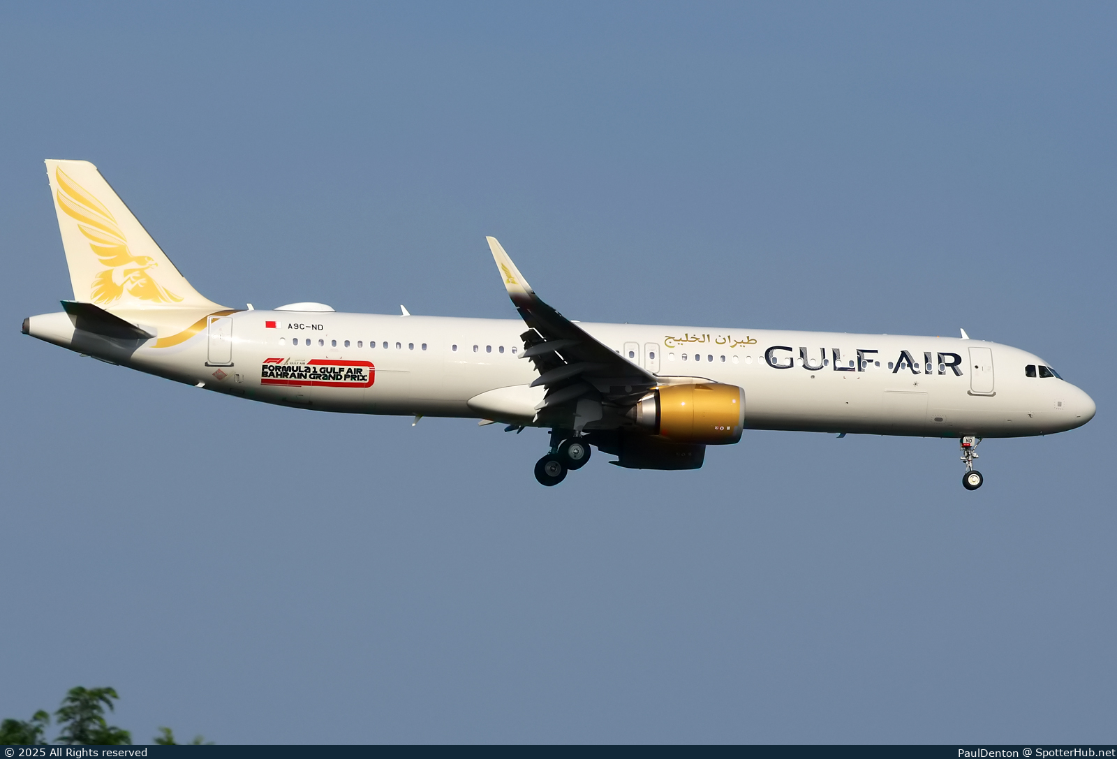 Photo of A9C-ND - Airbus A321-253NX operated by Gulf Air