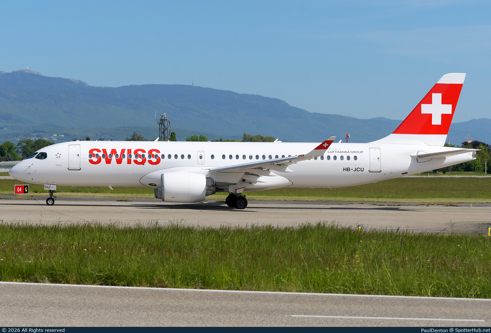 Photo of HB-JCU - Airbus A220-300 operated by Swiss International Air Lines