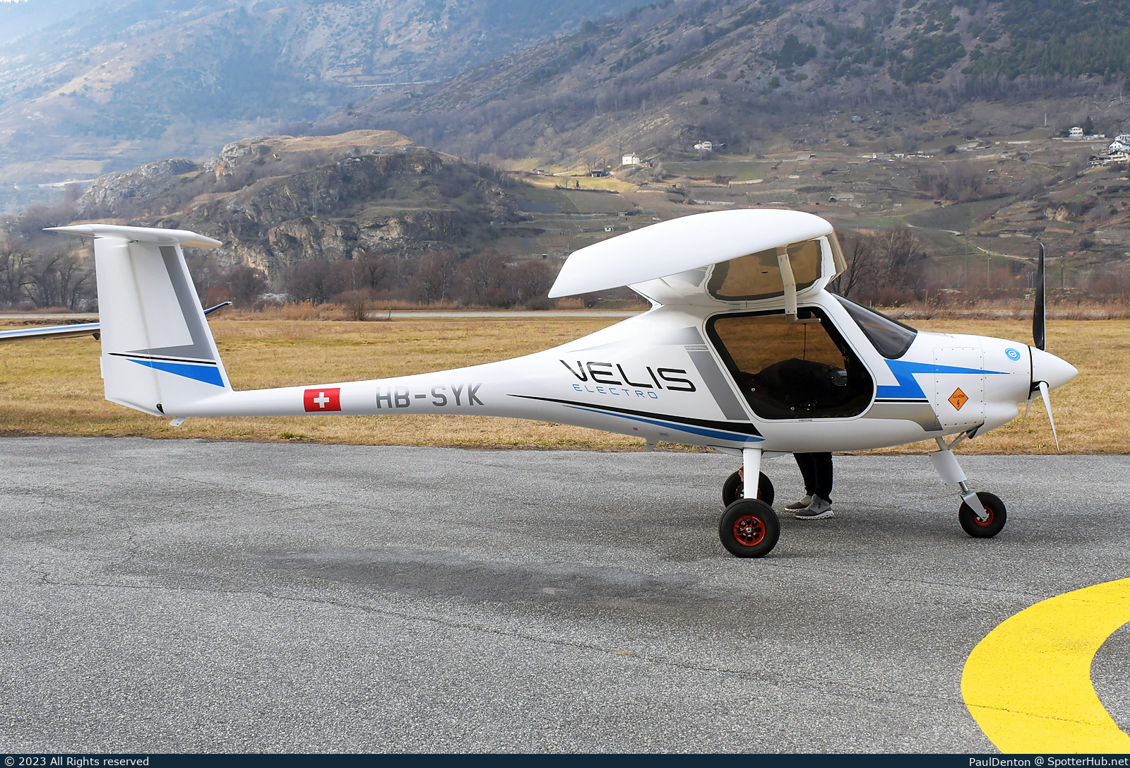 Photo of HB-SYK - Pipistrel Velis Electro operated by Private