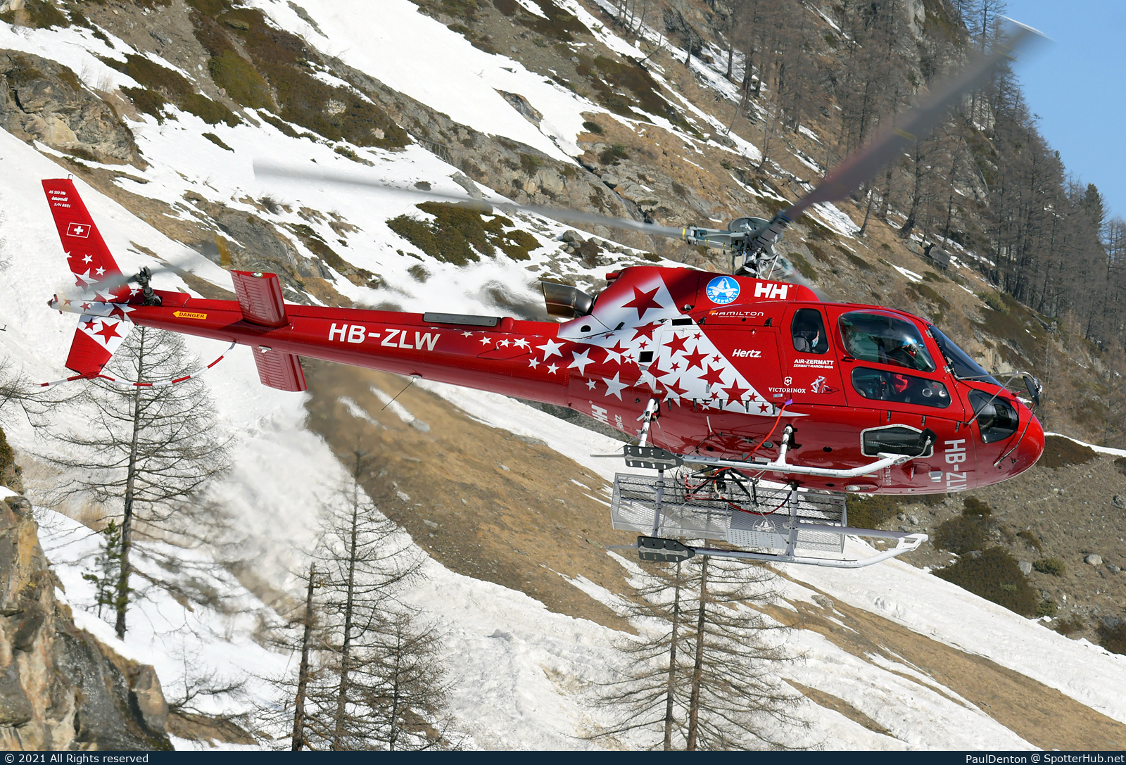 Photo of HB-ZLW - Airbus Helicopters H125 operated by Air Zermatt