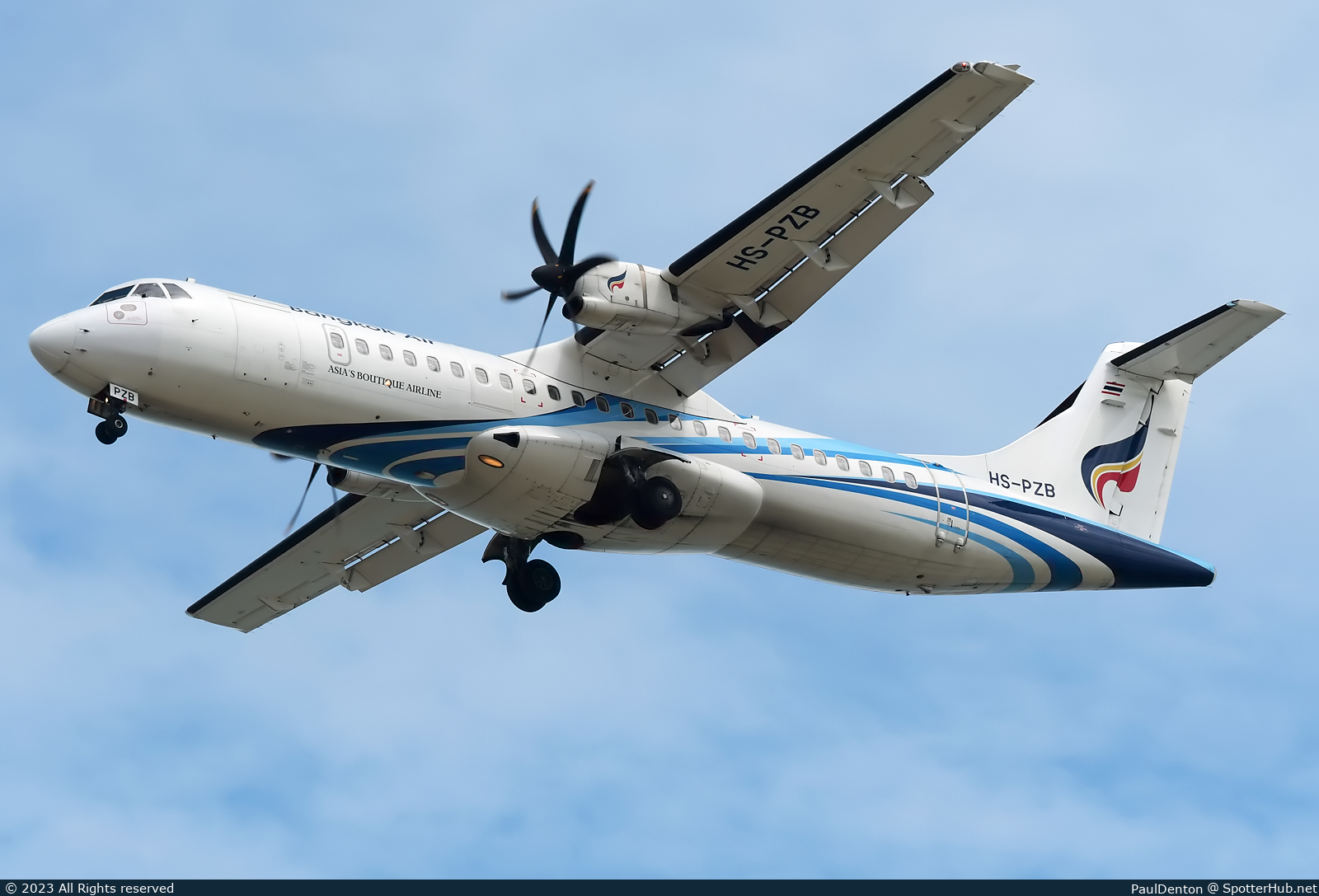 Photo of HS-PZB - ATR 72-600 operated by Bangkok Airways