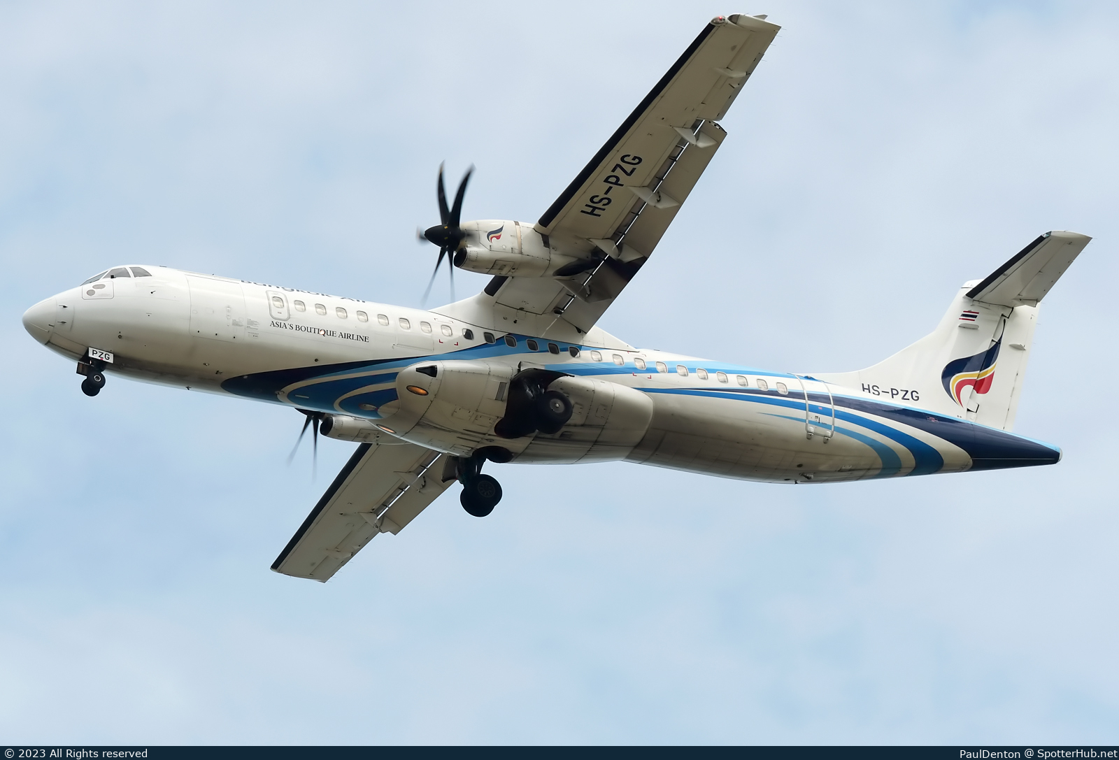 Photo of HS-PZG - ATR 72-600 operated by Bangkok Airways