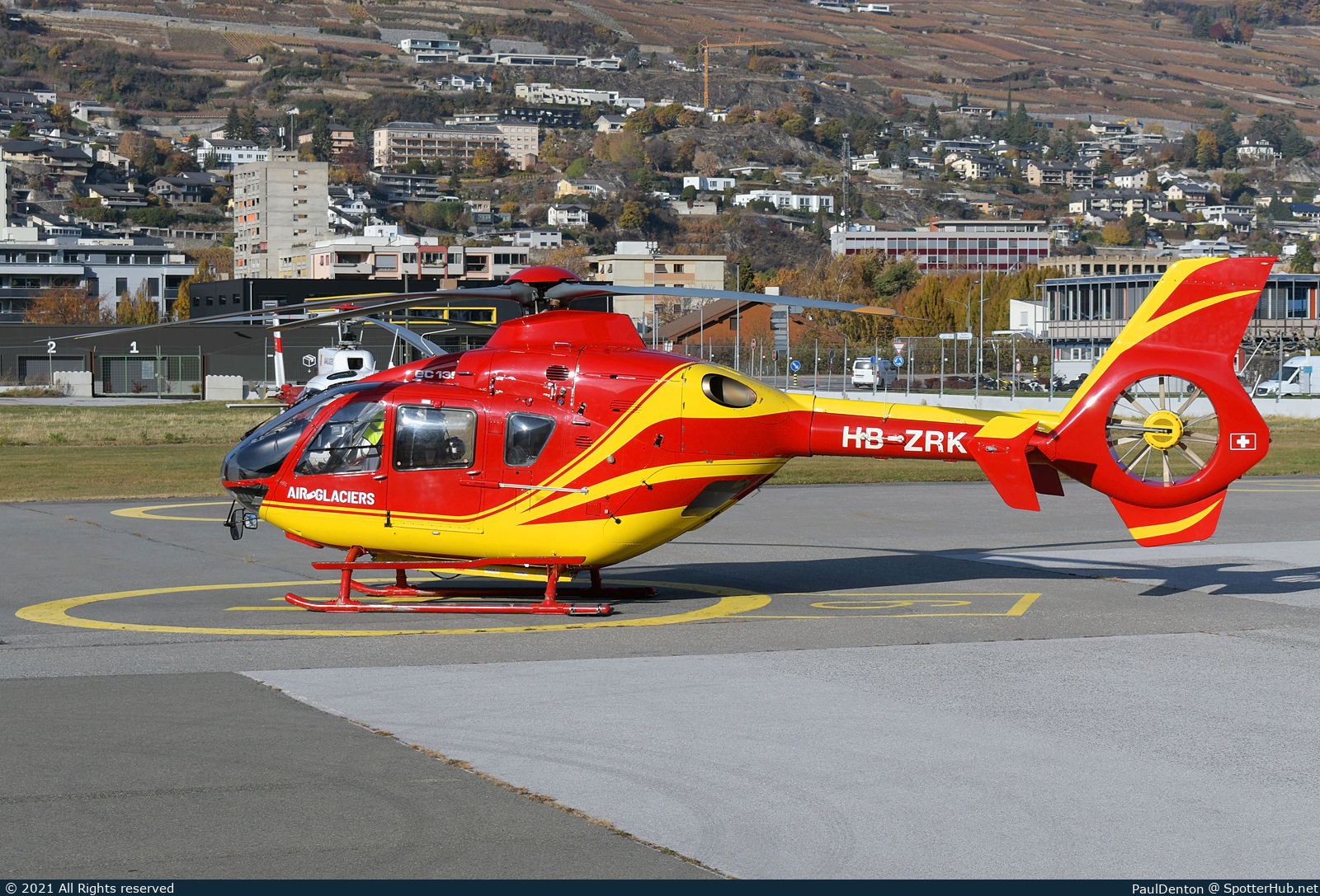 Photo of HB-ZRK - Eurocopter EC135 T1 operated by Air Glaciers
