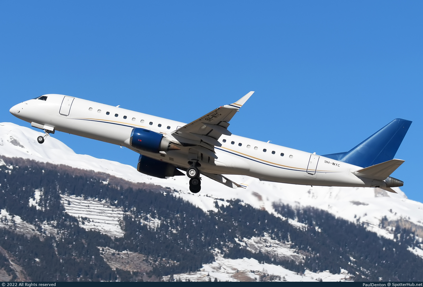 Photo of 9H-NYC - Embraer Lineage 1000 operated by AirX Charter
