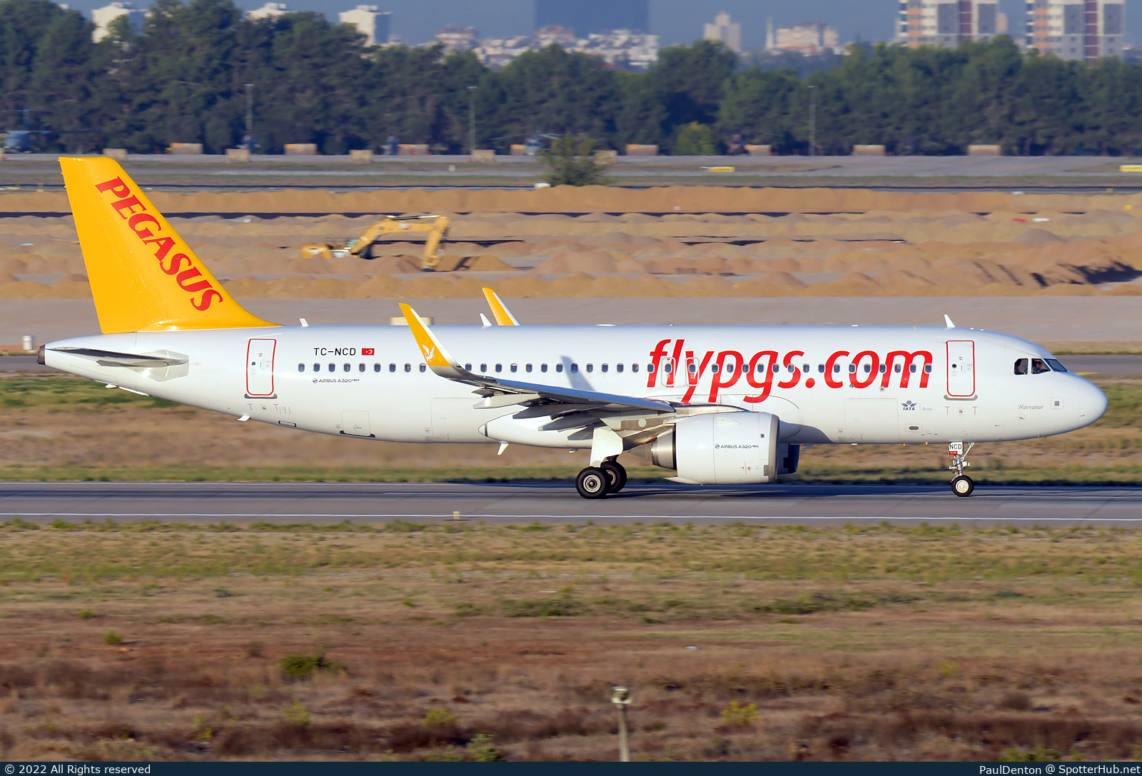 Photo of TC-NCD - Airbus A320-251N operated by Pegasus Airlines