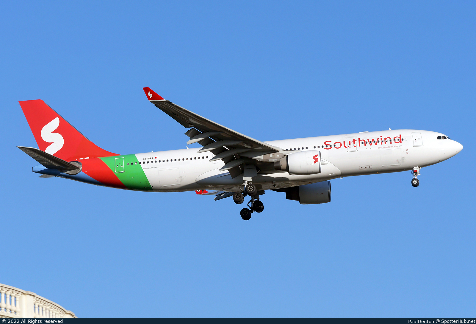 Photo of TC-GRA - Airbus A330-223 operated by Southwind Airlines