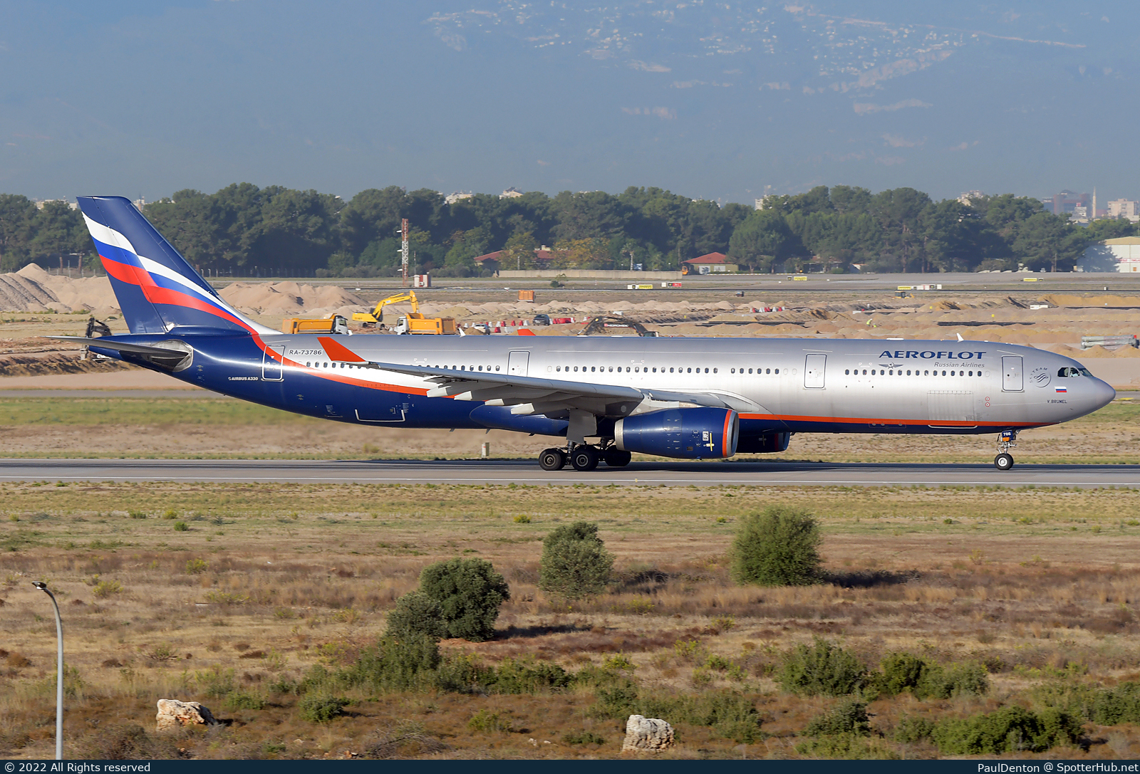 Photo of RA-73786 - Airbus A330-343 operated by Aeroflot