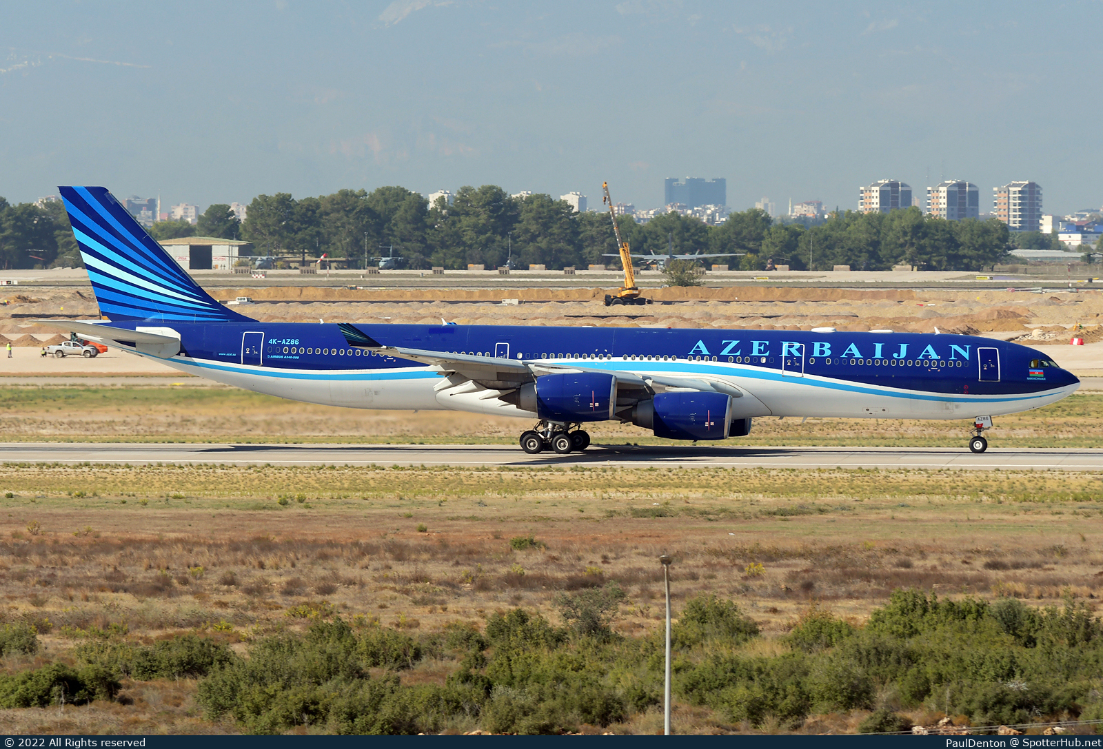 Photo of 4K-AZ86 - Airbus A340-542 operated by Azerbaijan Airlines