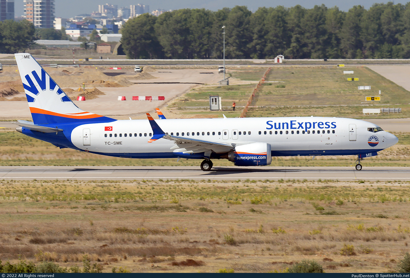 Photo of TC-SME - Boeing 737 MAX 8 operated by SunExpress