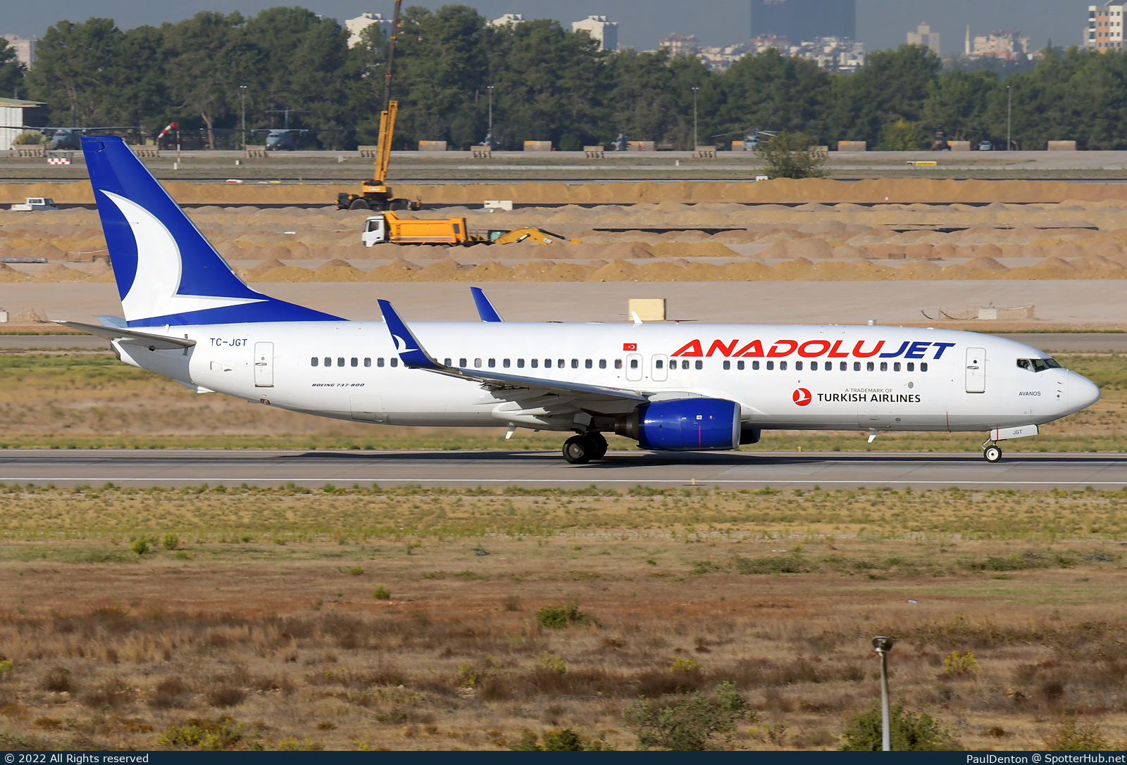 Photo of TC-JGT - Boeing 737-8F2 operated by AnadoluJet