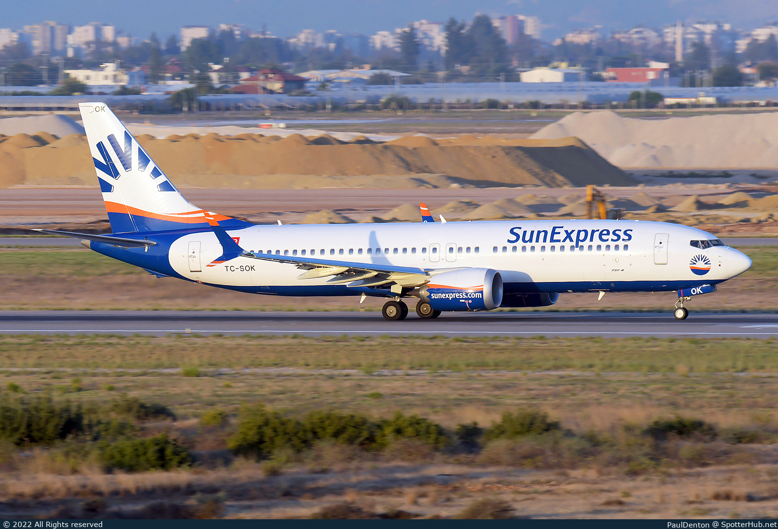 Photo of TC-SOK - Boeing 737 MAX 8 operated by SunExpress