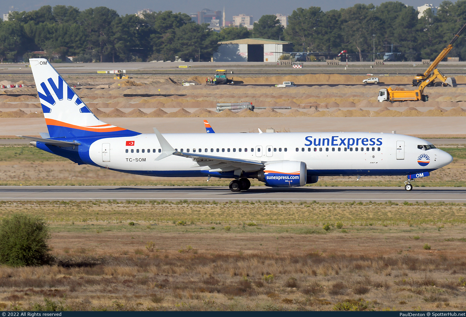 Photo of TC-SOM - Boeing 737 MAX 8 operated by SunExpress