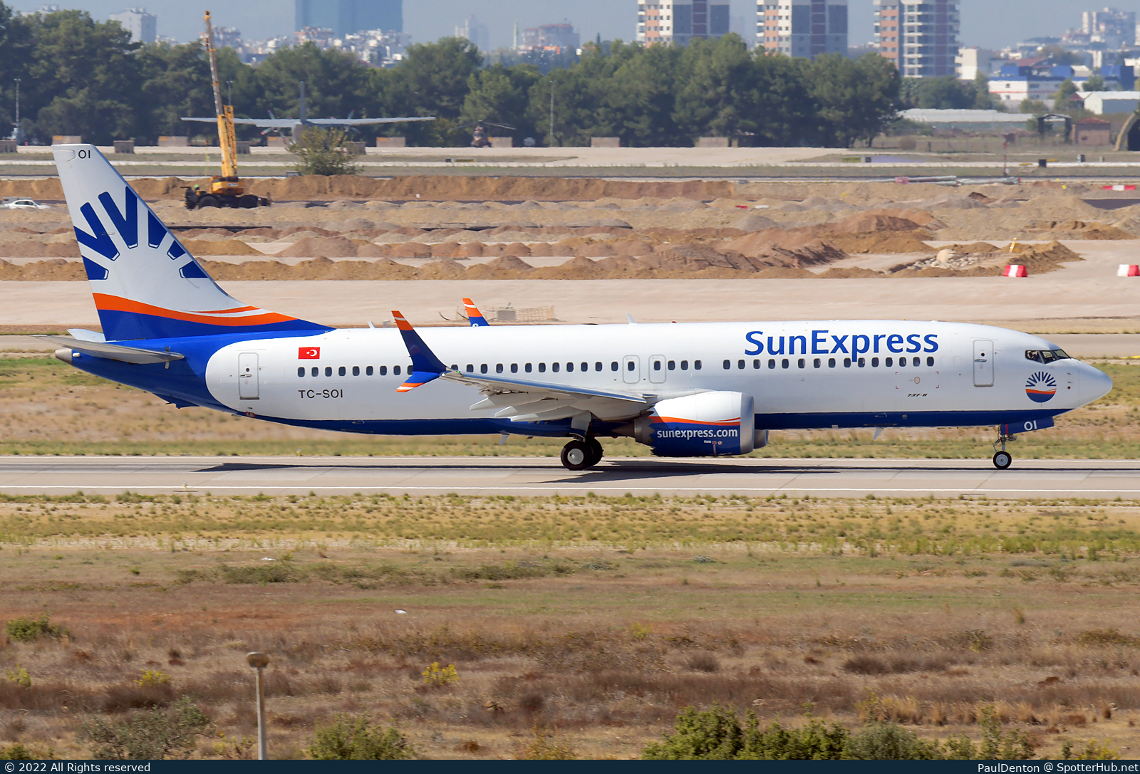 Photo of TC-SOI - Boeing 737 MAX 8 operated by SunExpress