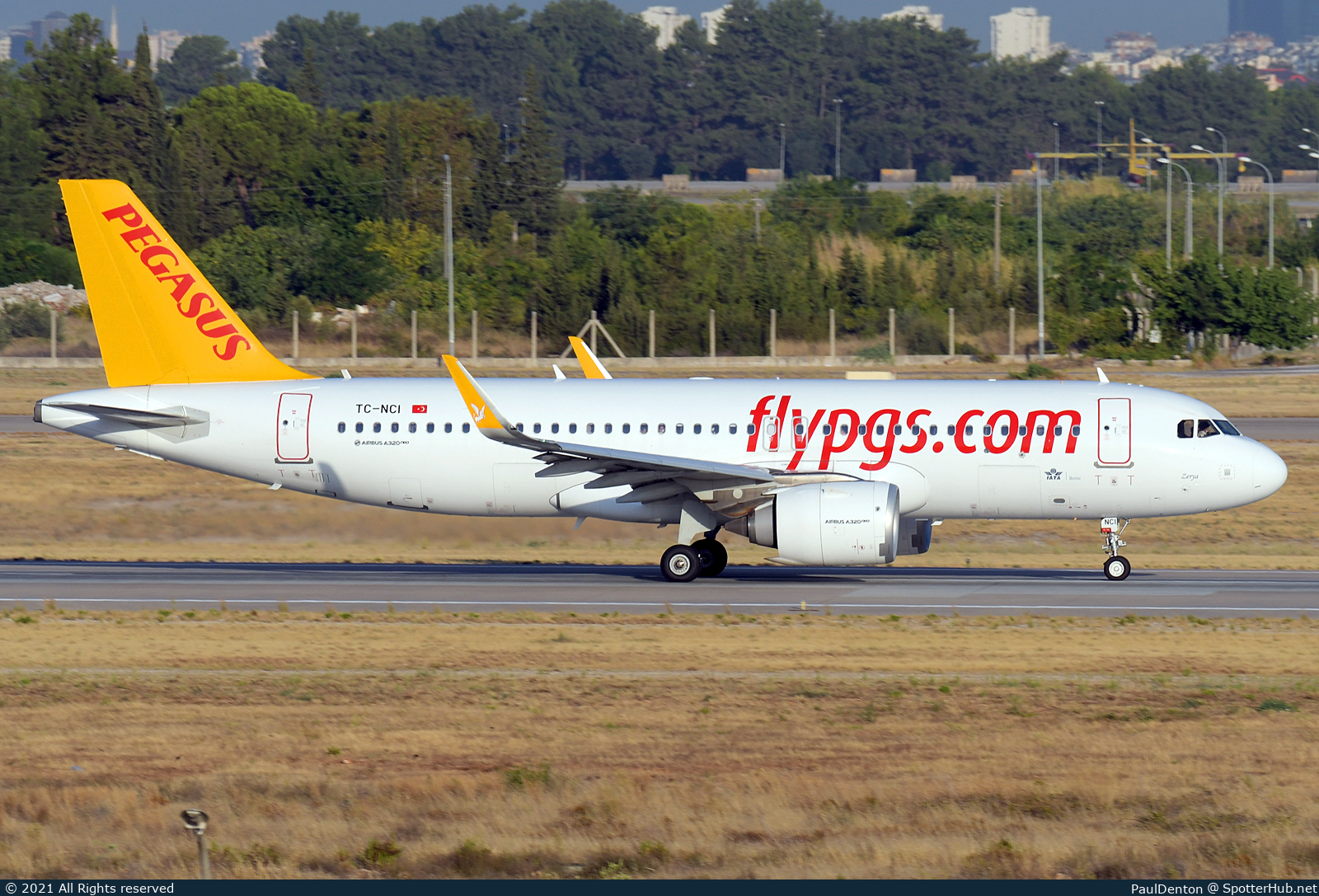 Photo of TC-NCI - Airbus A320-251N operated by Pegasus Airlines