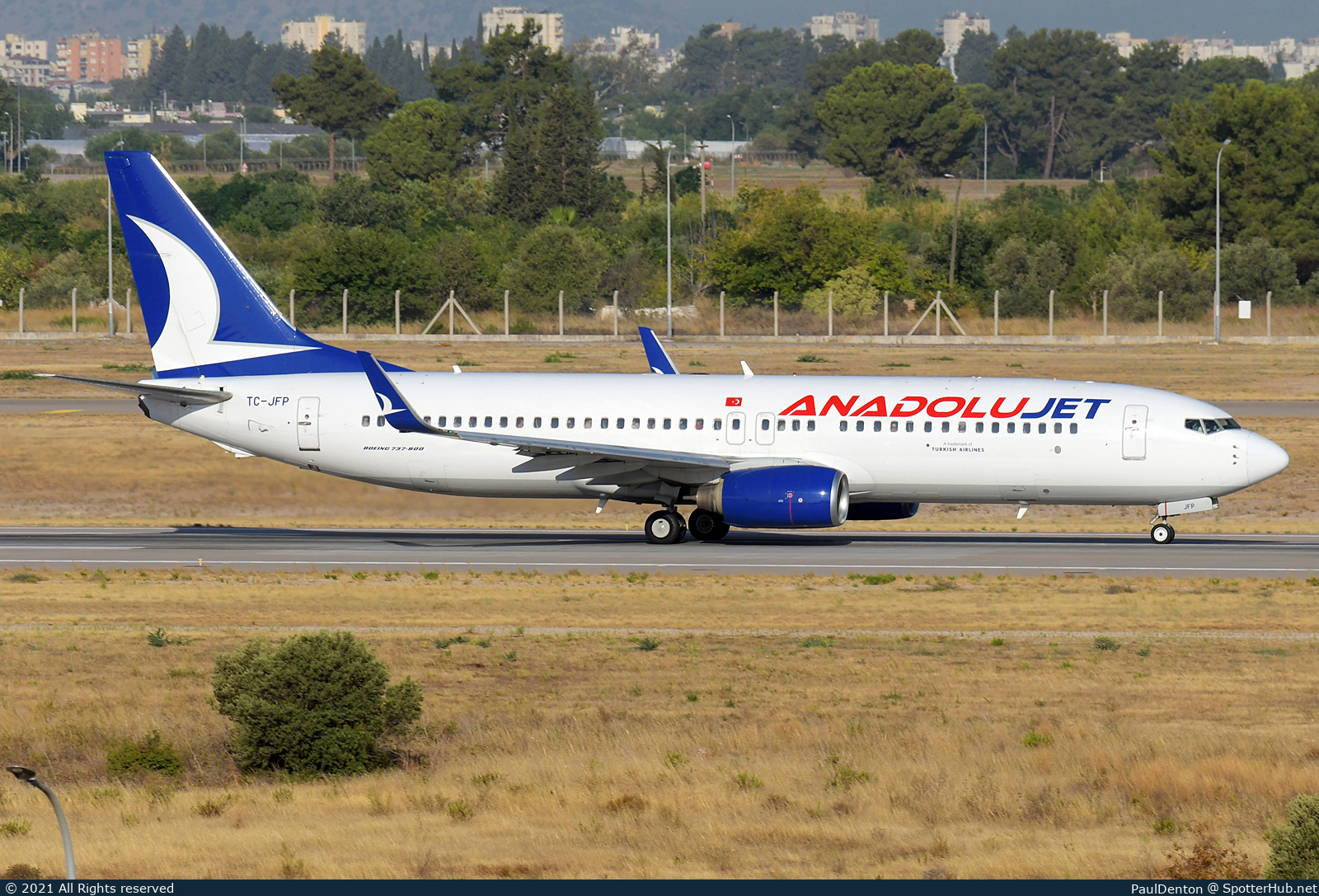 Photo of TC-JFP - Boeing 737-8F2 operated by AnadoluJet