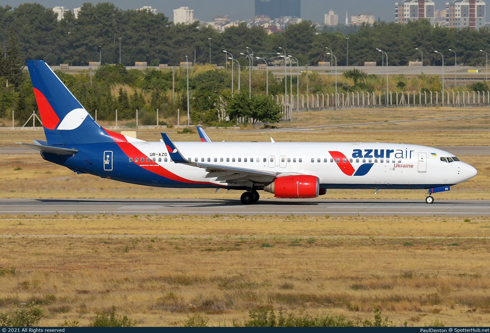 Photo of UR-AZG - Boeing 737-86J operated by Azur Air Ukraine