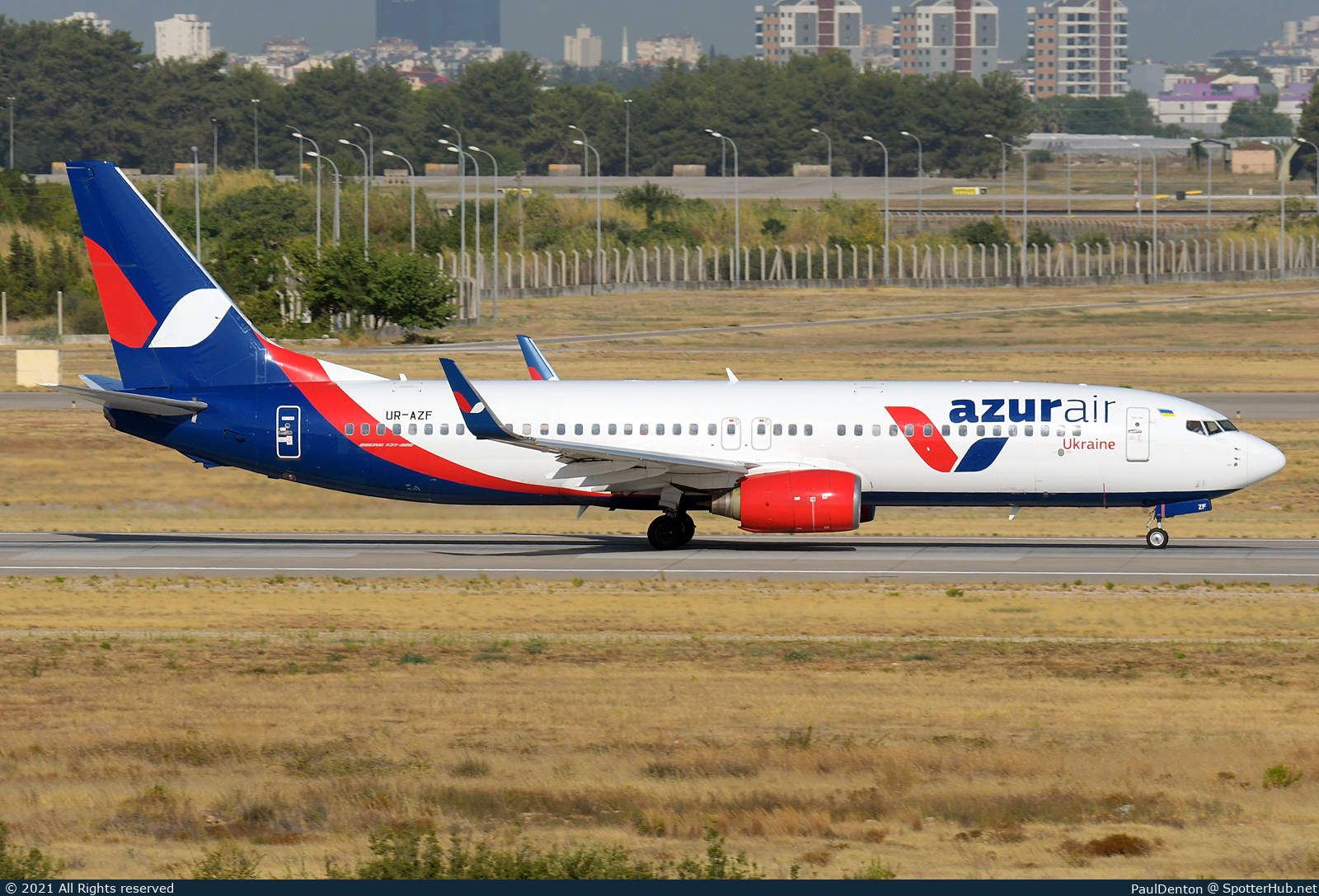 Photo of UR-AZF - Boeing 737-89L operated by Azur Air Ukraine