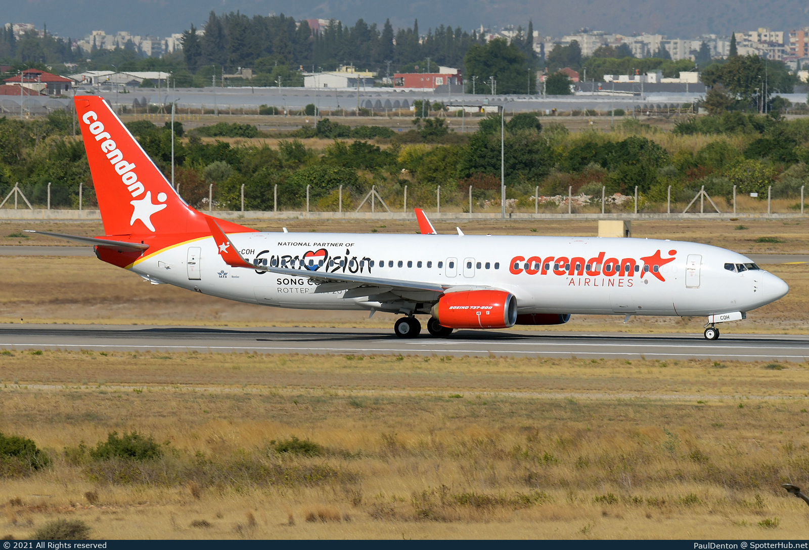 Photo of TC-COH - Boeing 737-8EH operated by Corendon Airlines