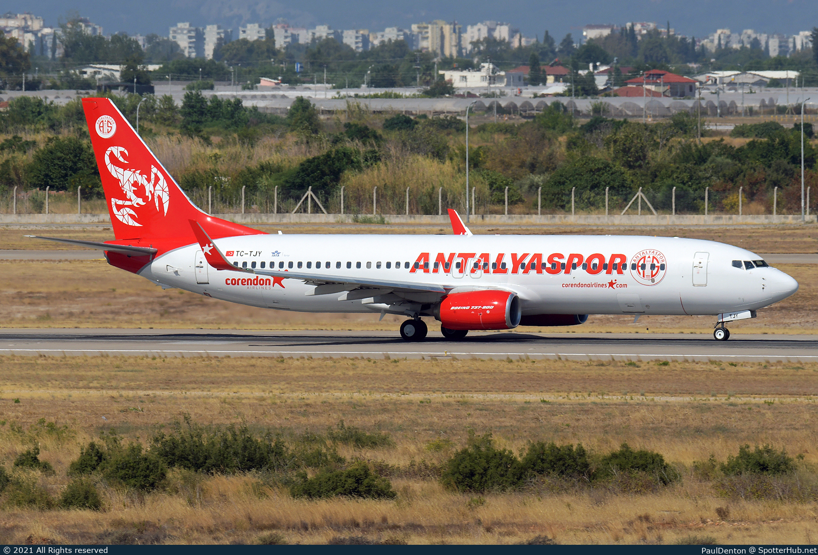 Photo of TC-TJY - Boeing 737-8AS operated by Corendon Airlines
