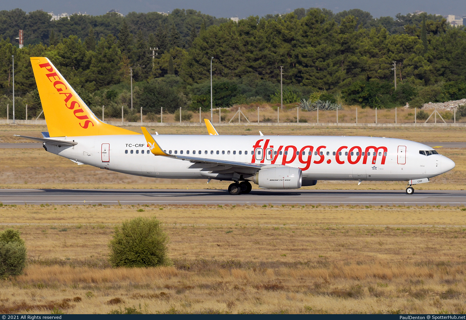 Photo of TC-CRF - Boeing 737-82R operated by Pegasus Airlines