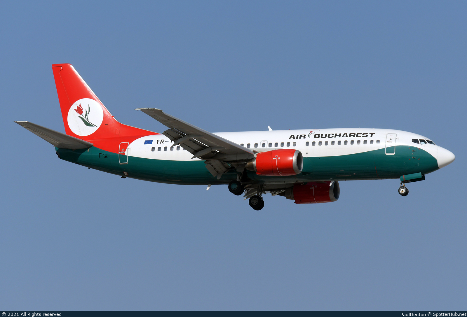 Photo of YR-TIB - Boeing 737-3L9 operated by Air Bucharest