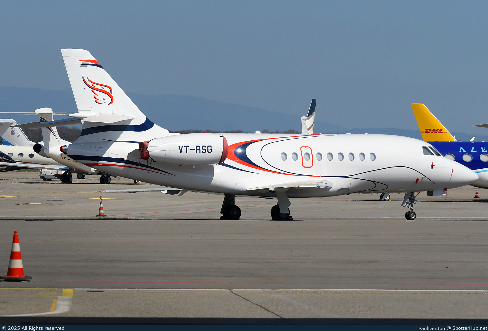 Photo of VT-RSG - Dassault Falcon 2000EX operated by RPSG Group