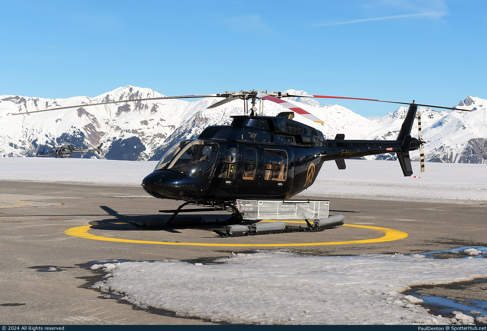 Photo of F-HOAH - Bell 407 operated by Alpes Hélicoptères