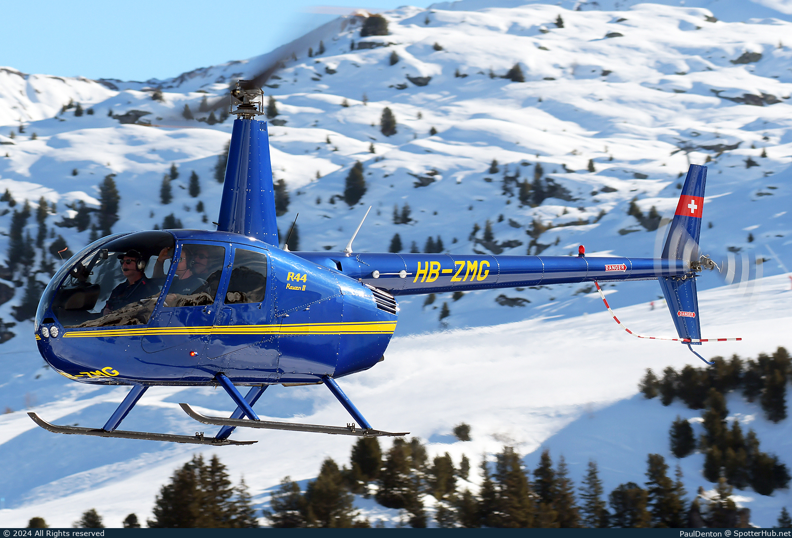 Photo of HB-ZMG - Robinson R44 Raven II operated by Mountainflyers
